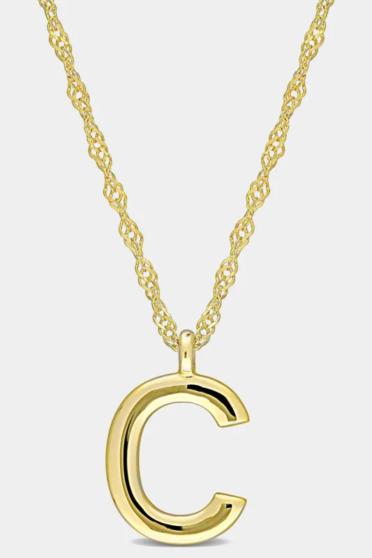 Initial C Necklace sold by Lord & Taylor