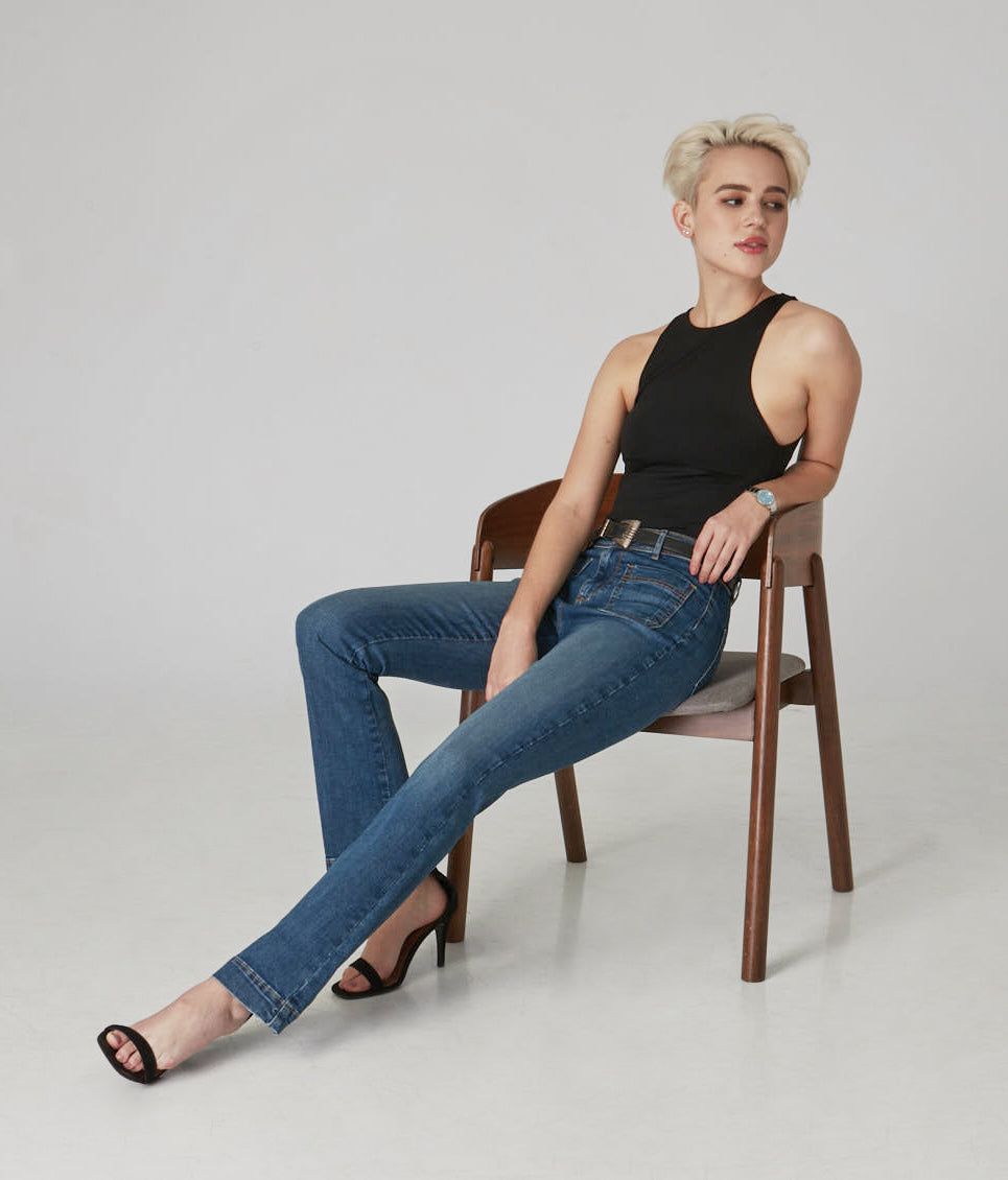 Lola High Rise Bootcut Jeans sold by Lord & Taylor product image thumbnail 2