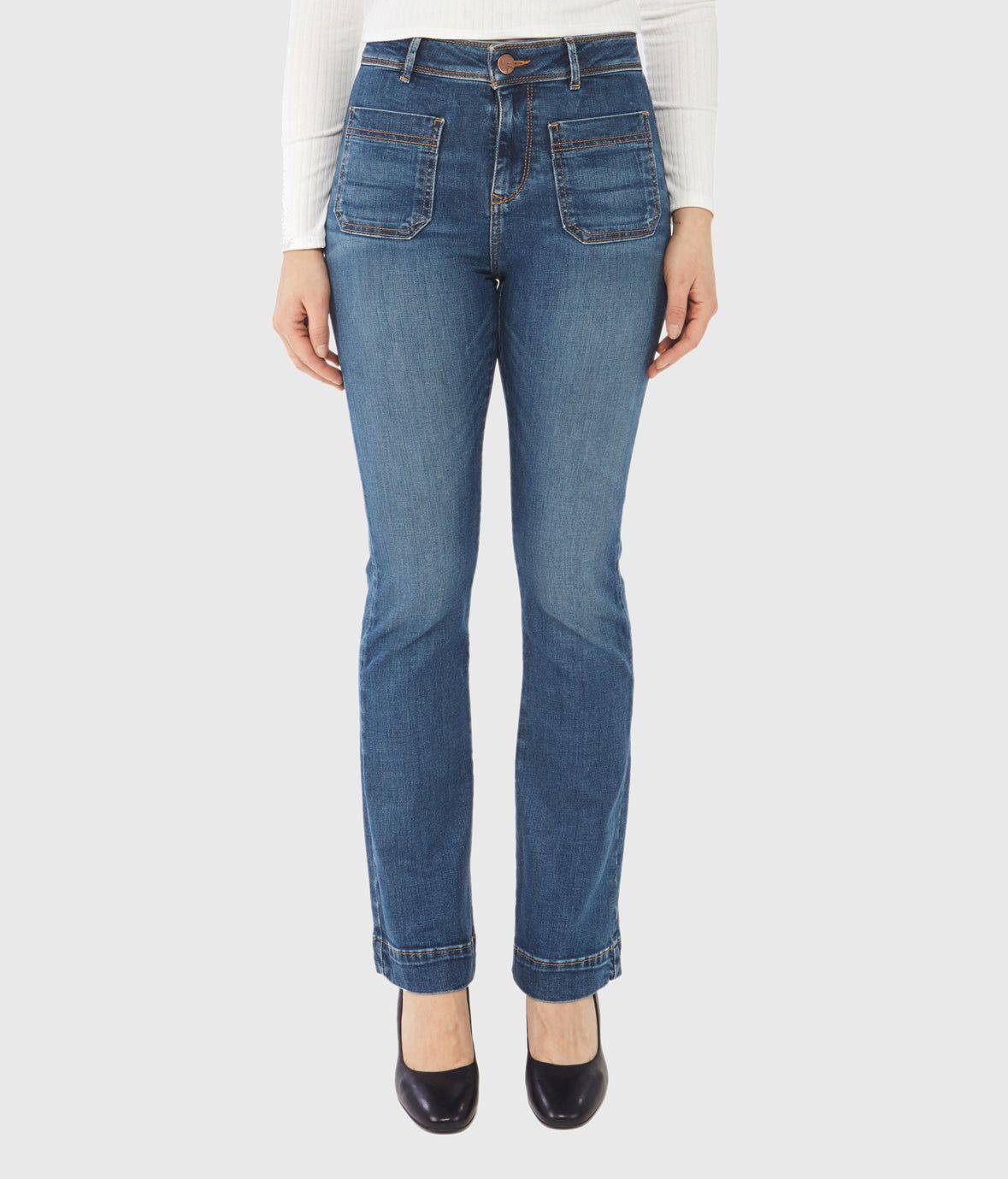 Lola High Rise Bootcut Jeans sold by Lord & Taylor product image thumbnail 3