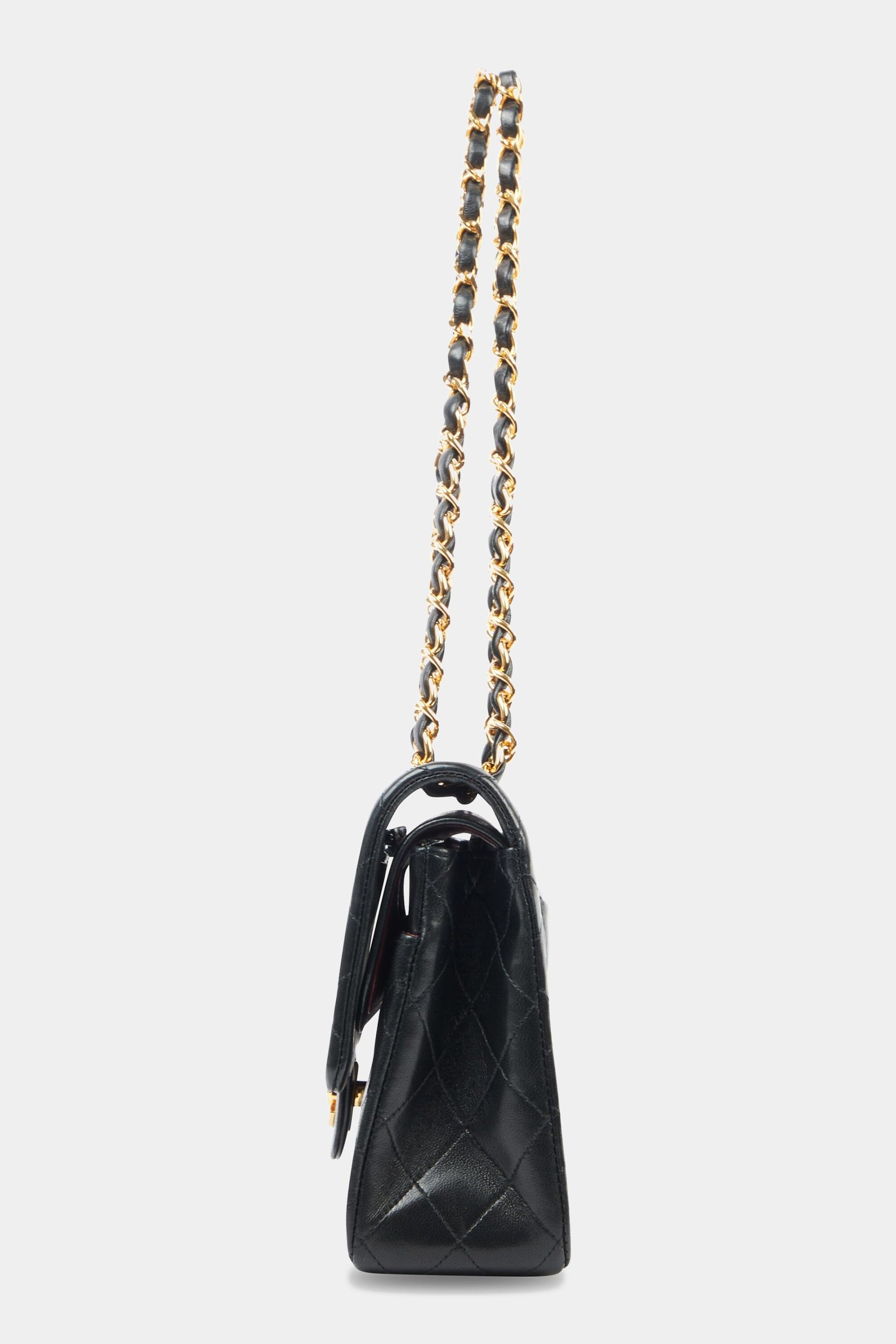 Classic Small Double Flap GHW Lambskin Shoulder Bag sold by Lord & Taylor product image thumbnail 5