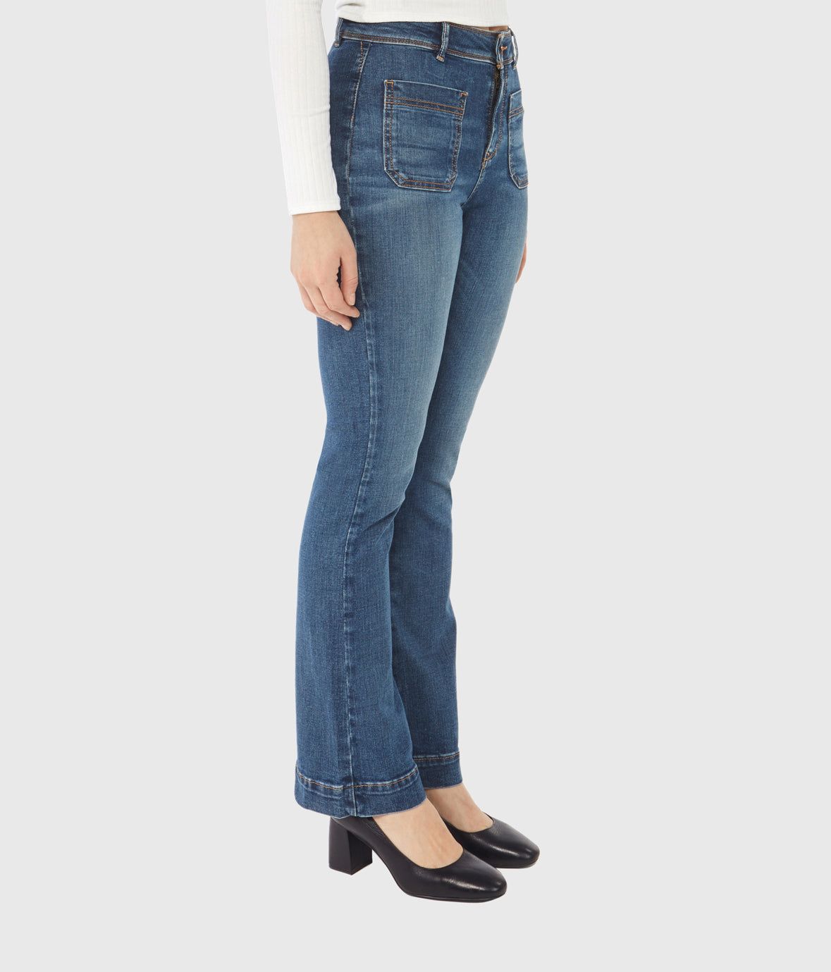 Lola High Rise Bootcut Jeans sold by Lord & Taylor product image thumbnail 4