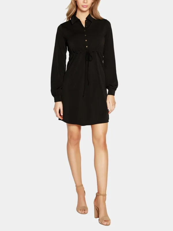 Belldini Black Label Long Sleeve Shirt Dress sold by Lord & Taylor