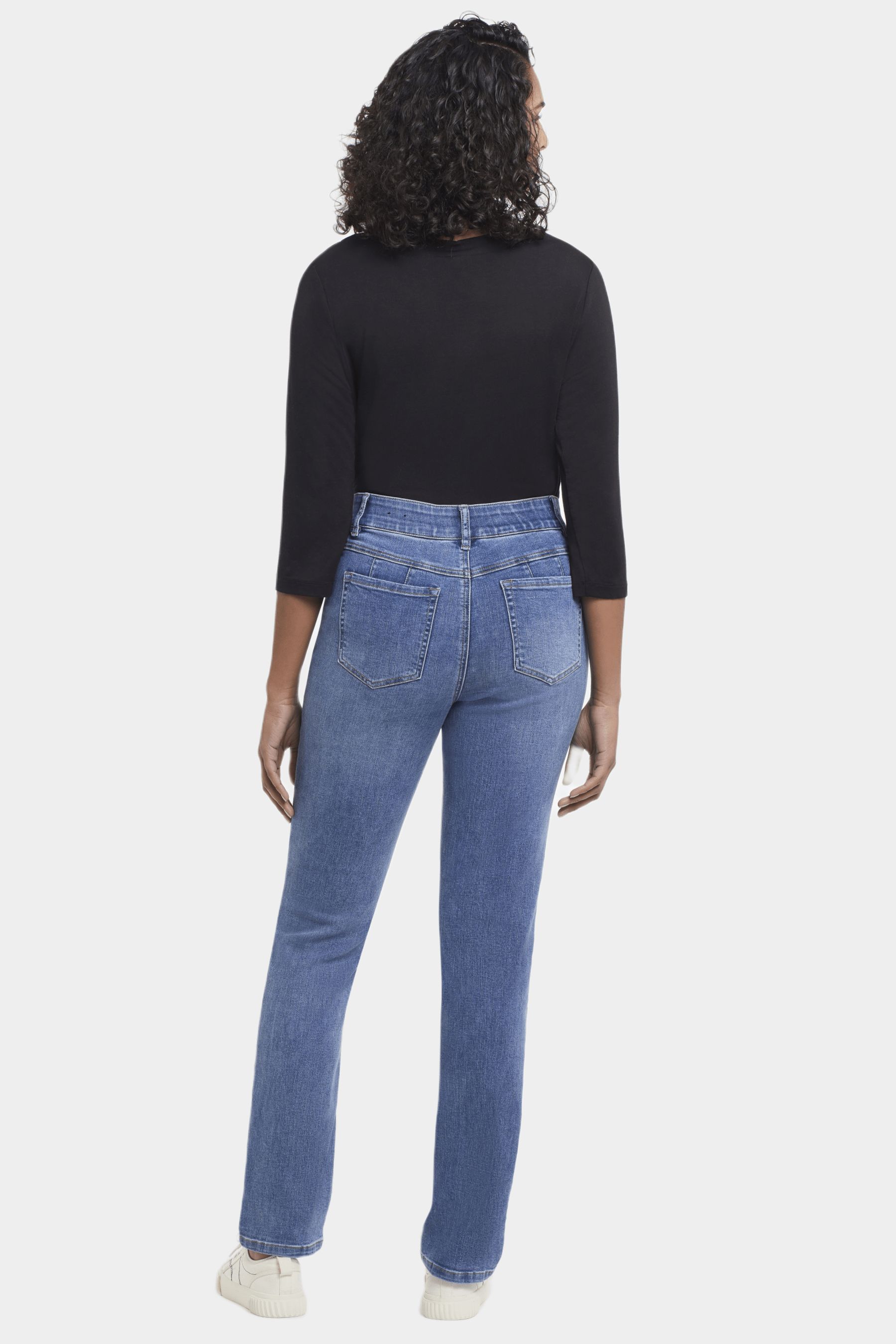 Sophia 5 Pocket Curvy Straight Jeans sold by Lord & Taylor product image thumbnail 3