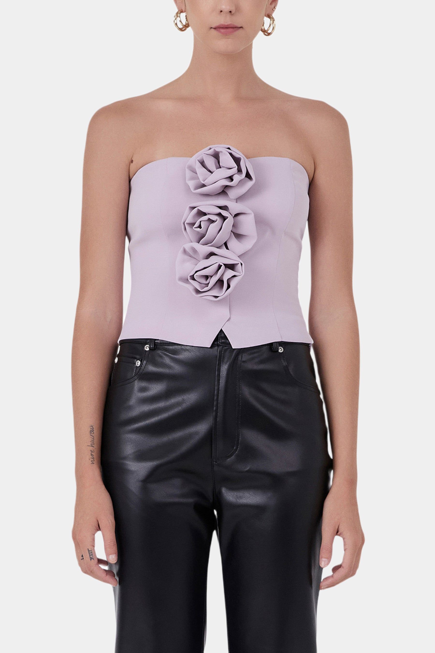 Strapless Rose Top sold by Lord & Taylor