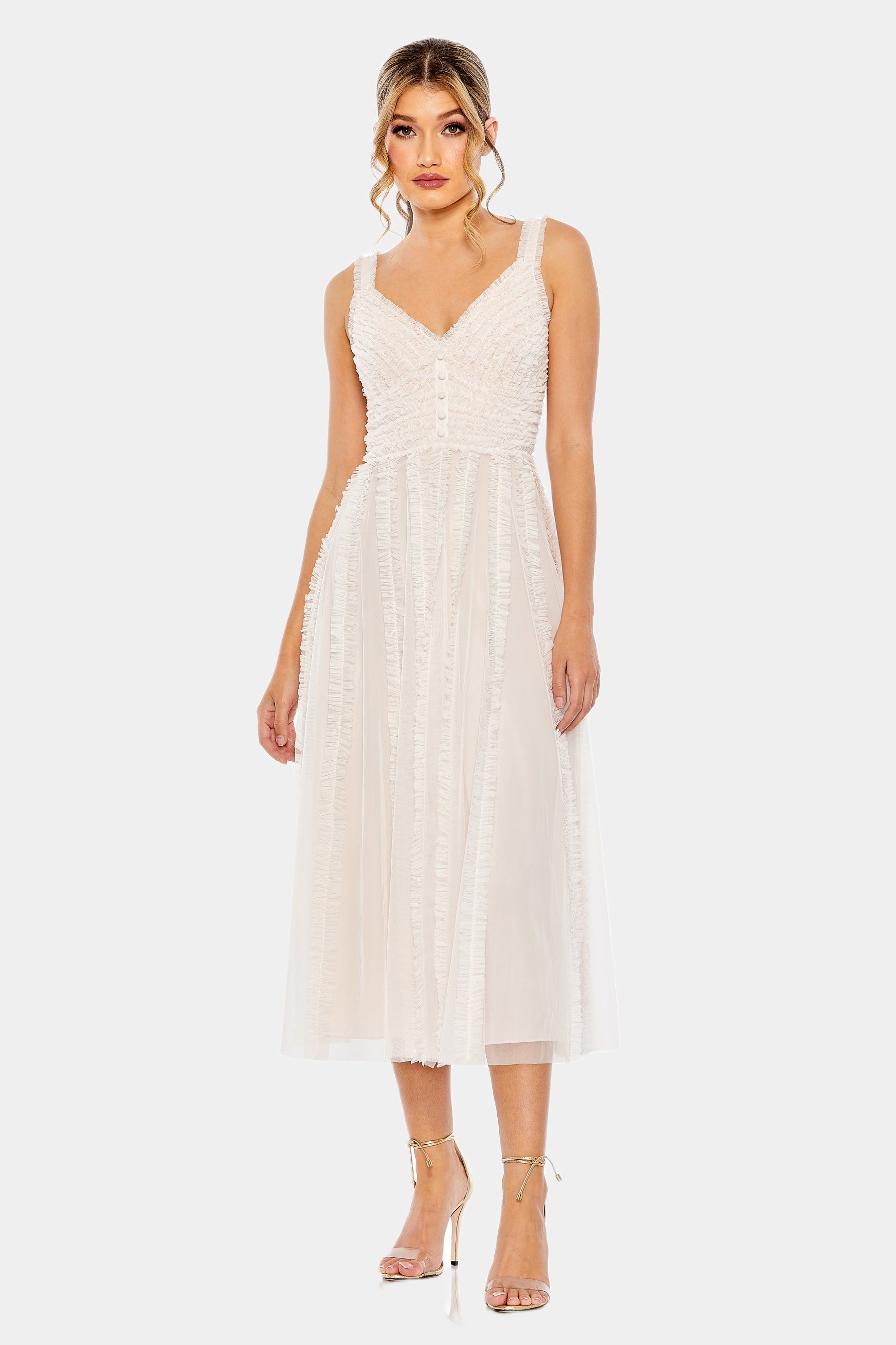 Sleeveless Ruffle Tiered Dress sold by Lord & Taylor product image thumbnail 4