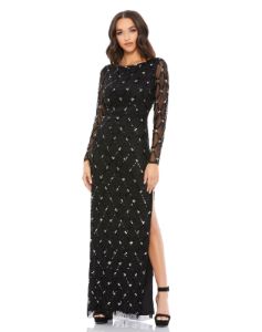Long Sleeve Sheath Gown sold by Lord & Taylor