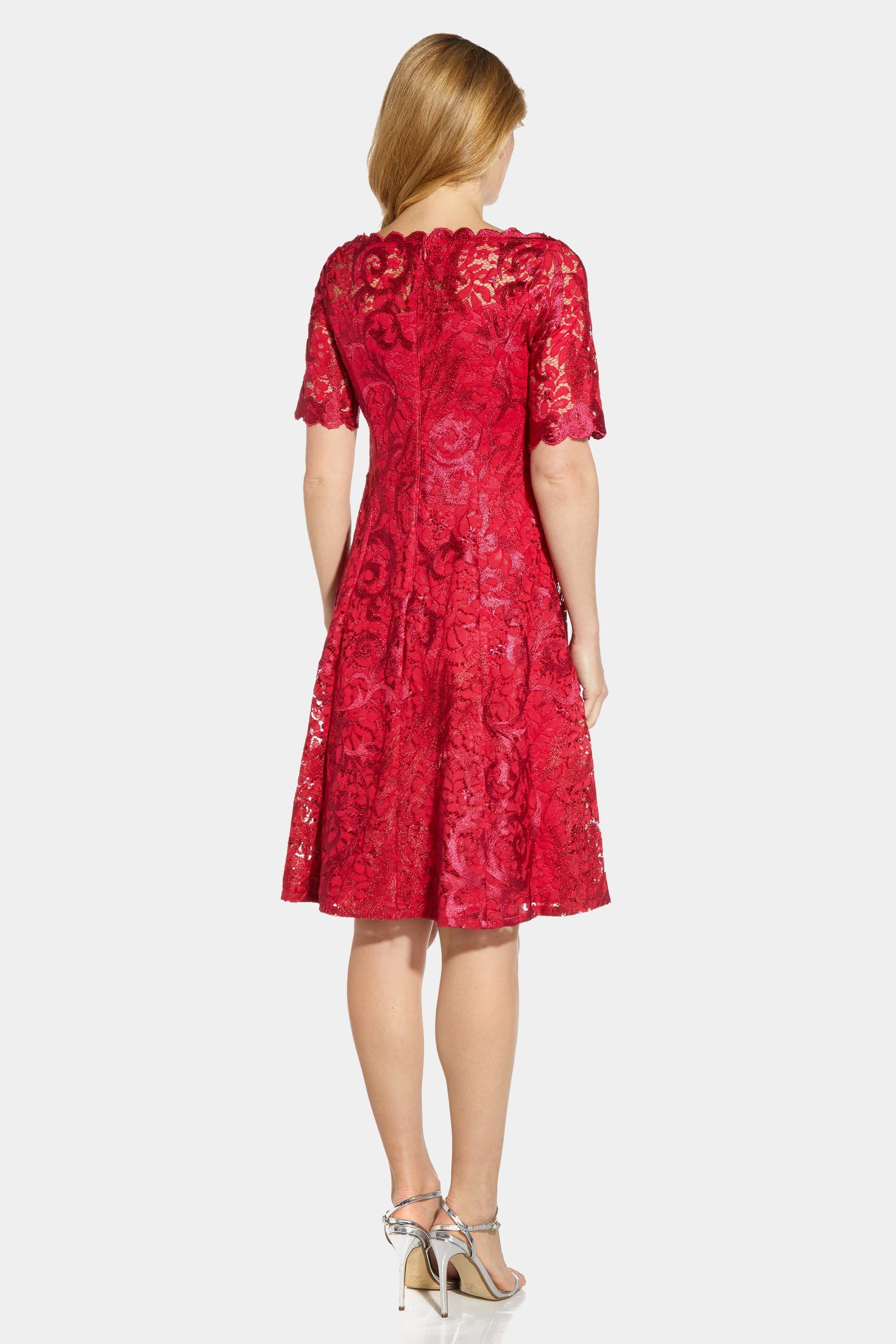 Embroidered Lace Midi Dress sold by Lord & Taylor product image thumbnail 3