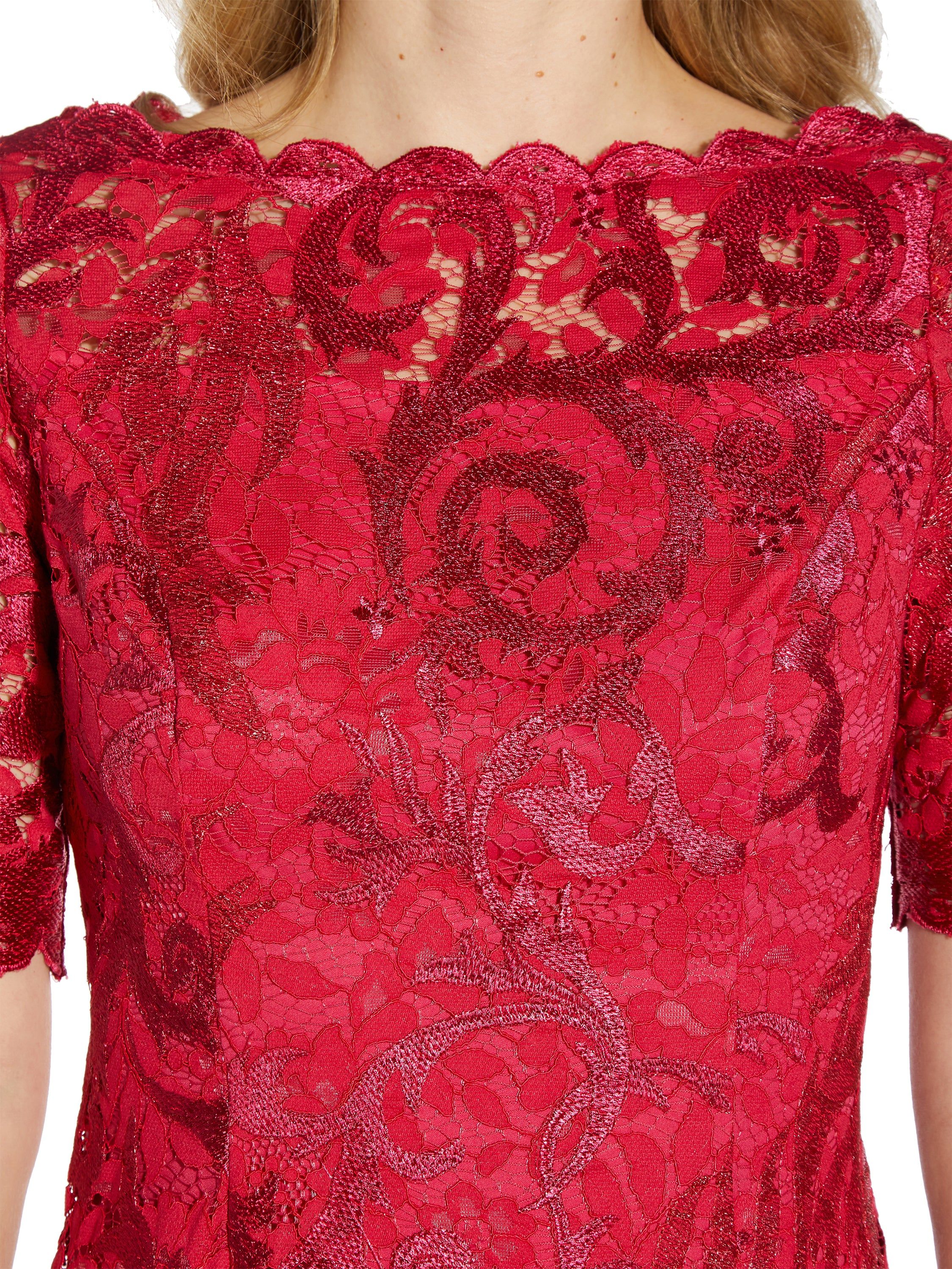 Embroidered Lace Midi Dress sold by Lord & Taylor product image thumbnail 4