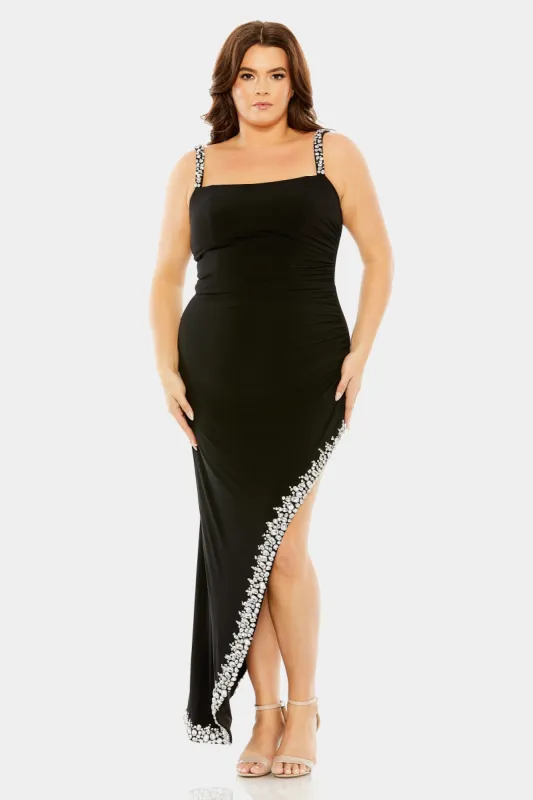 Asymmetrical Embellished Hem Line Gown sold by Lord & Taylor