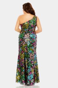 One Shoulder Floral Sequin Own sold by Lord & Taylor