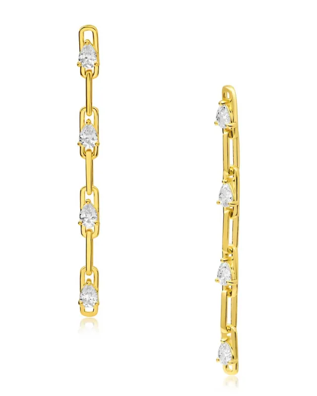 Long Chain Drop Earring sold by Lord & Taylor