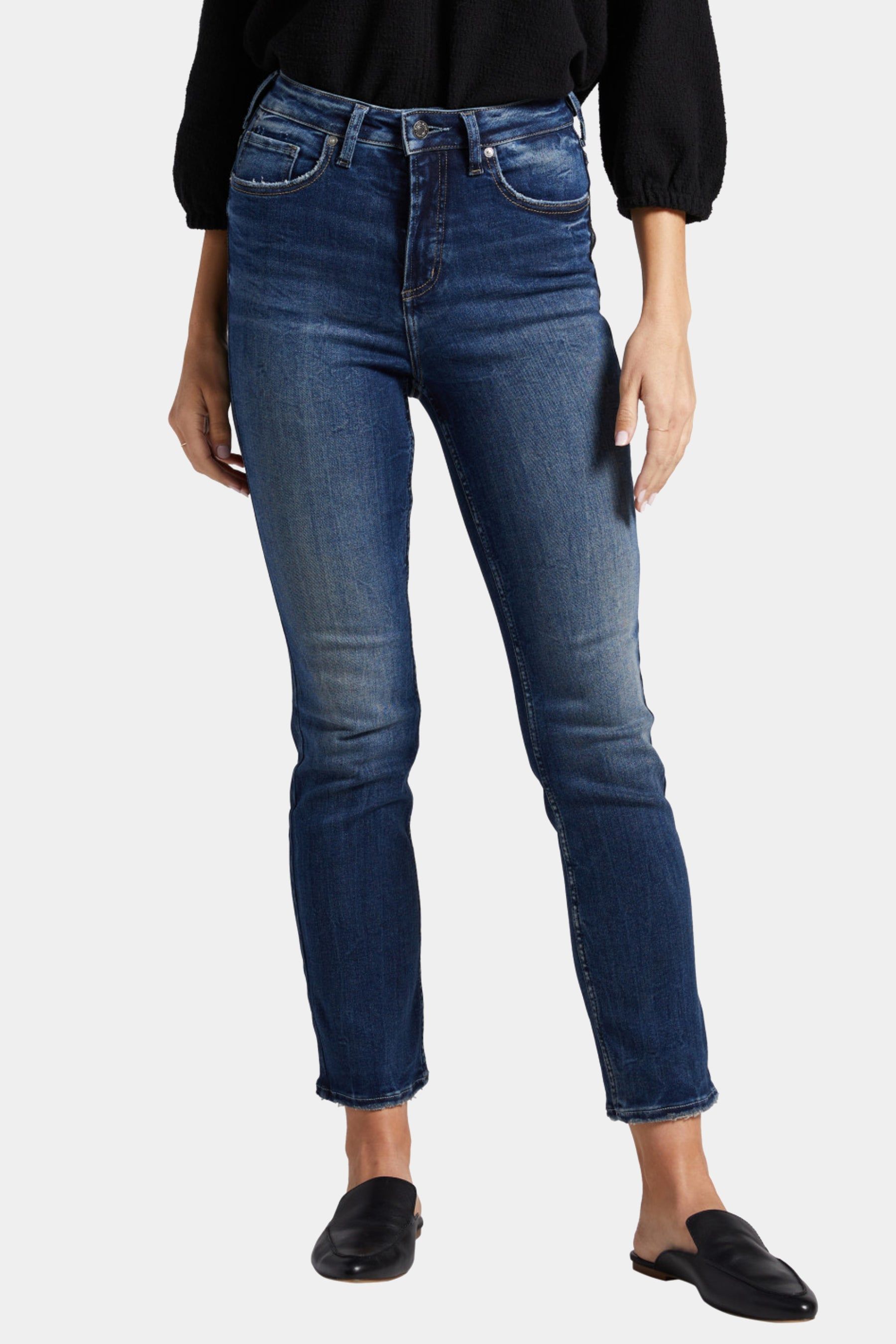 Infinite Fit High Rise Straight Leg Jeans sold by Lord & Taylor