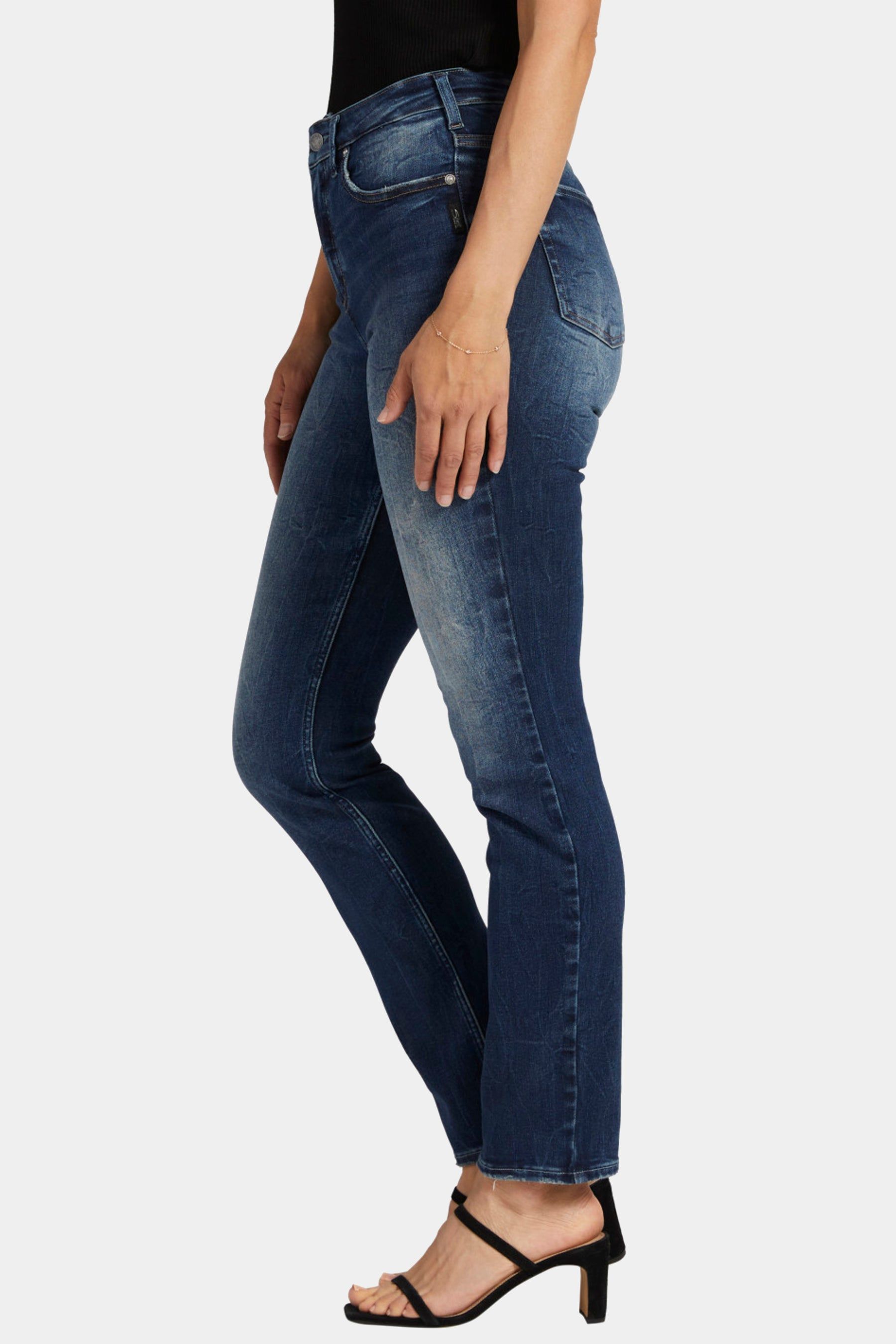 Infinite Fit High Rise Straight Leg Jeans sold by Lord & Taylor product image thumbnail 3
