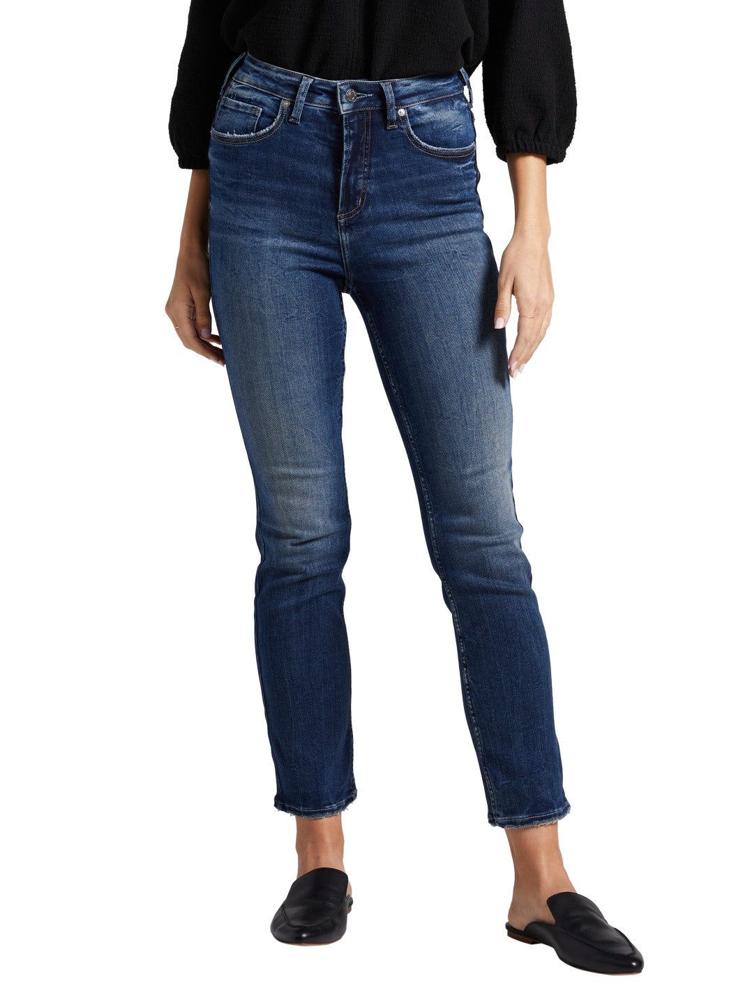 Infinite Fit High Rise Straight Leg Jeans sold by Lord & Taylor product image thumbnail 5