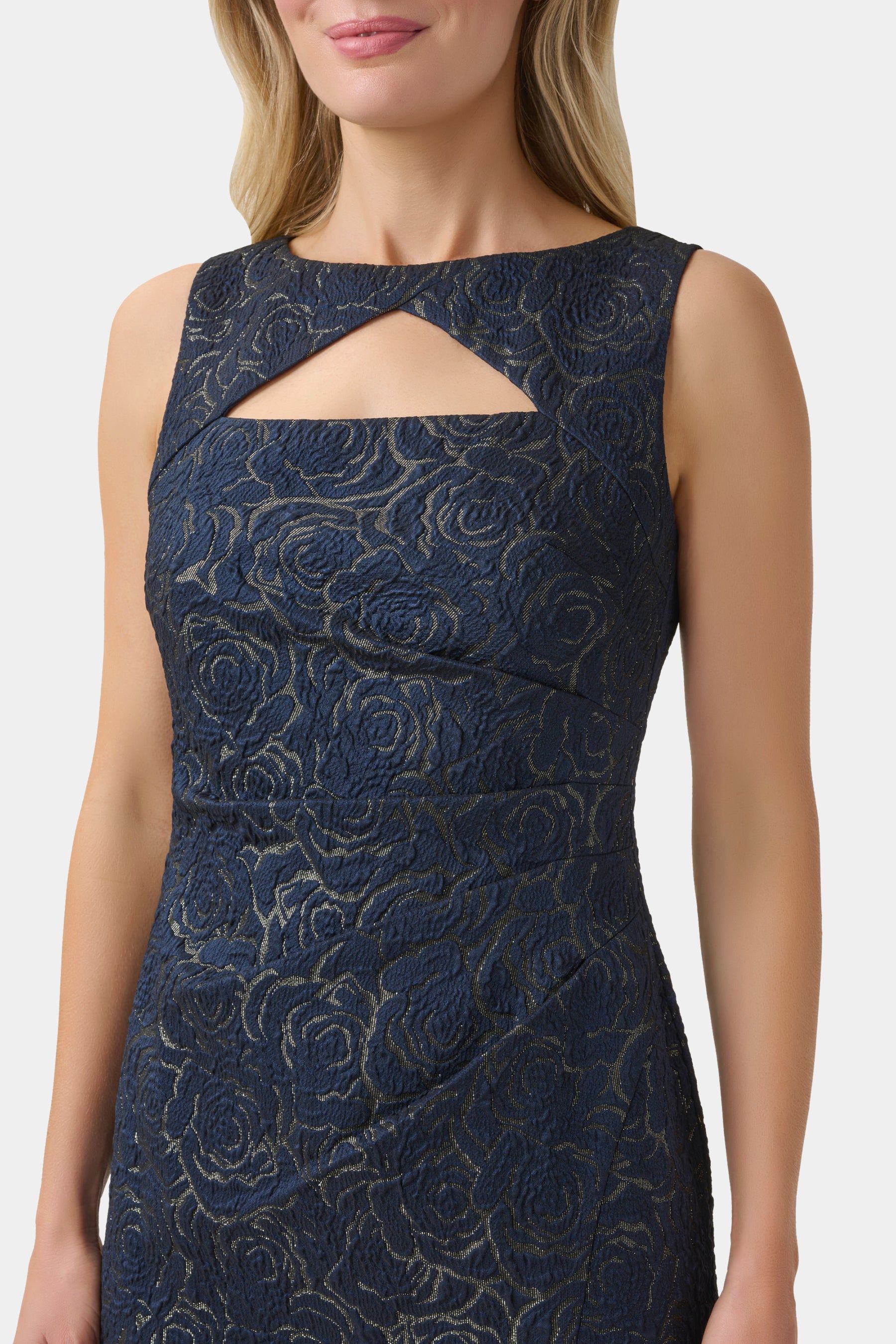Metallic Jacquard Sheath Dress sold by Lord & Taylor product image thumbnail 2