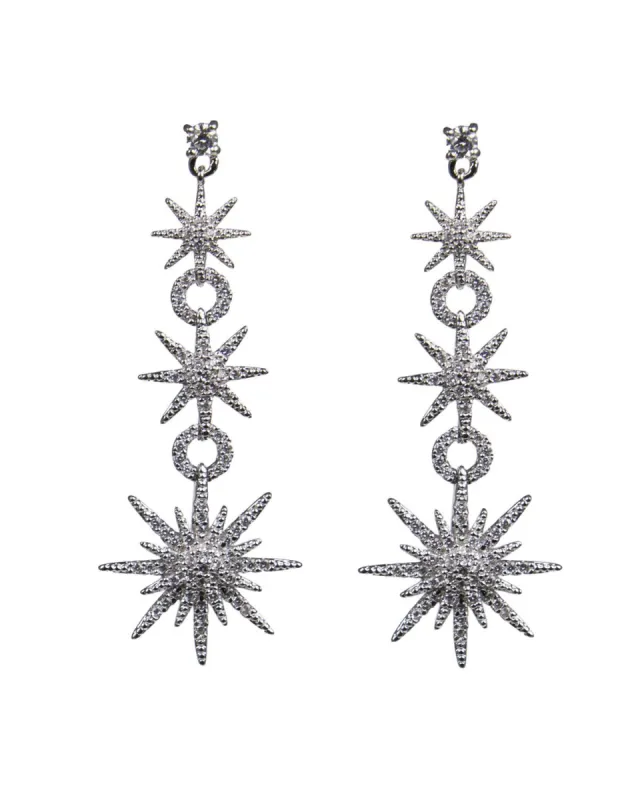 Starburst Pavé Drop Earrings sold by Lord & Taylor