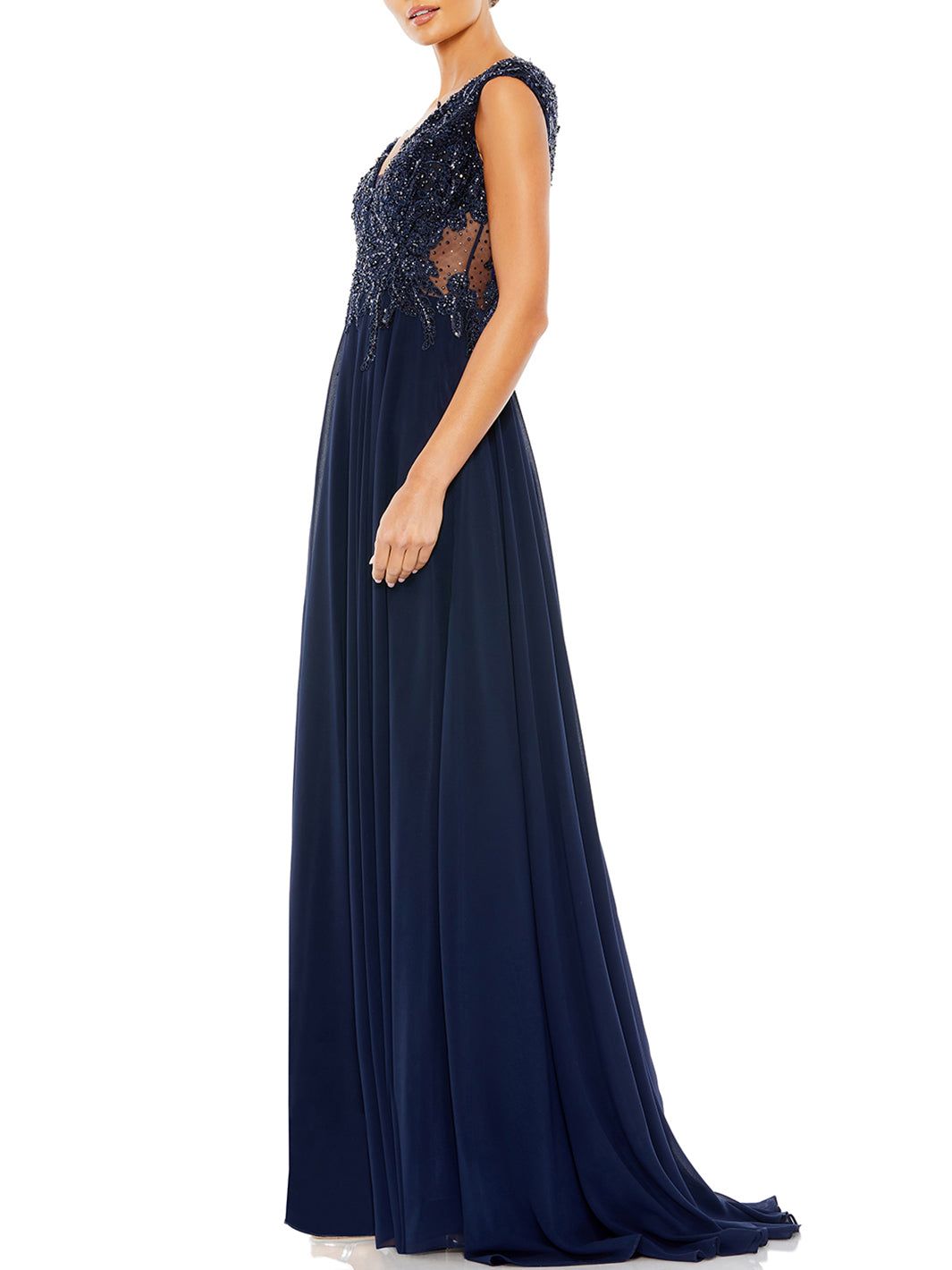 A-Line Pleated Gown sold by Lord & Taylor product image thumbnail 2