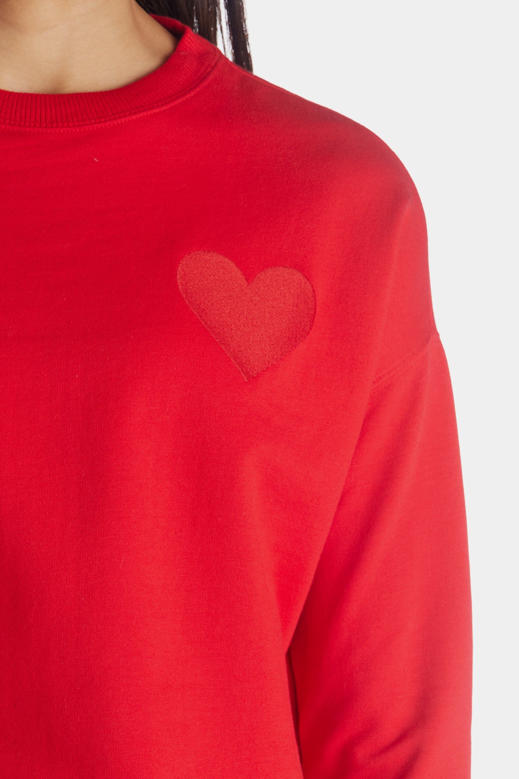 Embroidered Heart Fleece Sweatshirt sold by Lord & Taylor product image thumbnail 6