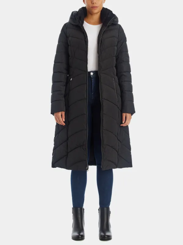 Cinched Back Puffer Coat sold by Lord & Taylor