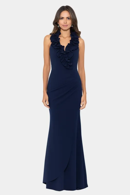 V Neck Long Scuba Crepe Dress sold by Lord & Taylor