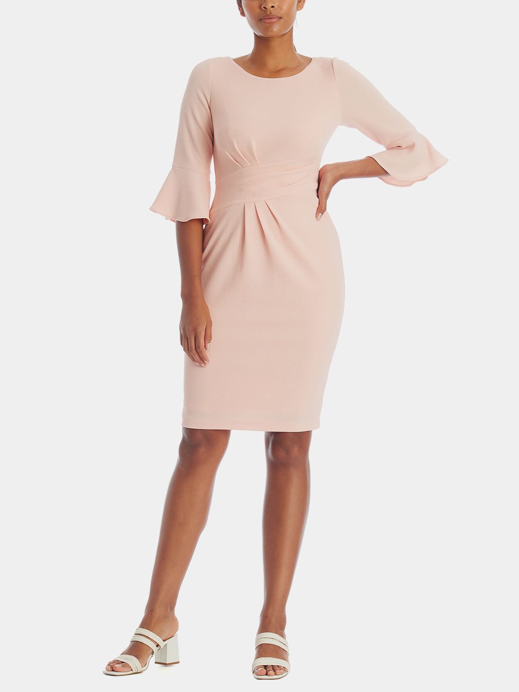 Rio Knit Draped Sheath Dress sold by Lord & Taylor product image thumbnail 3