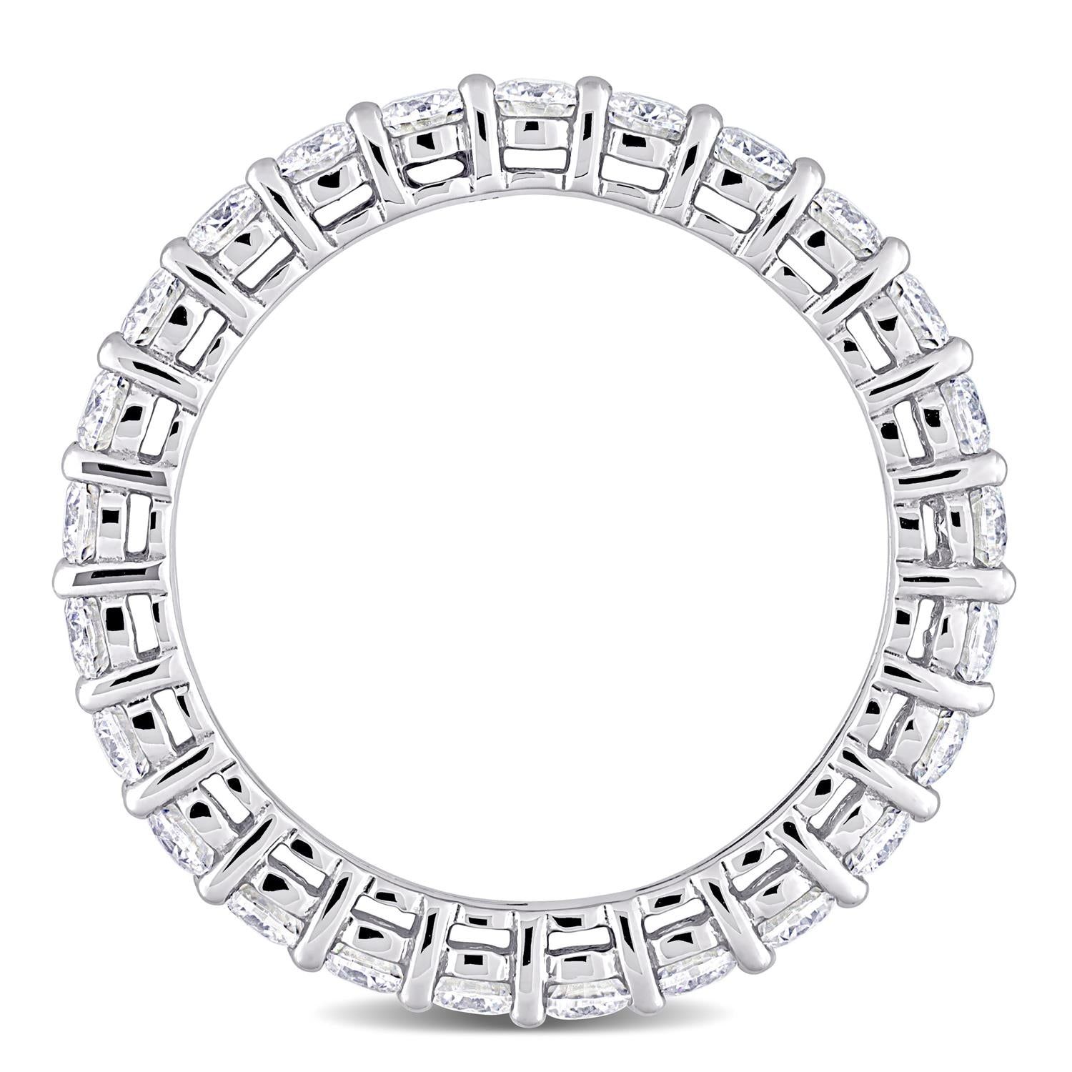 10k White Gold Moissanite Eternity Ring sold by Lord & Taylor product image thumbnail 8