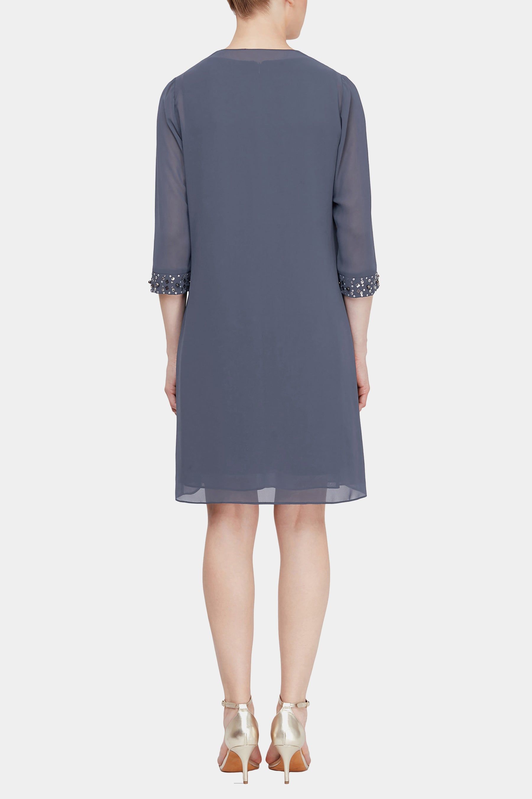 Petite Three-Quarter Sleeve Two-Piece Jacket Dress sold by Lord & Taylor product image thumbnail 13