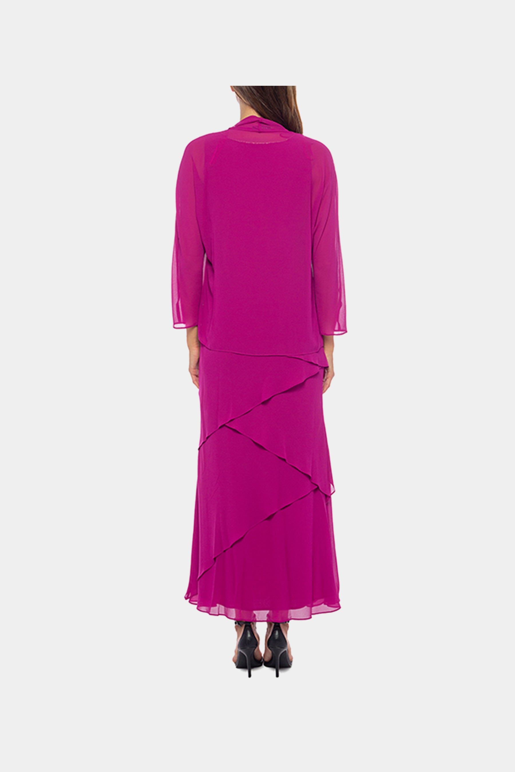 Tiered Long Dress sold by Lord & Taylor product image thumbnail 4