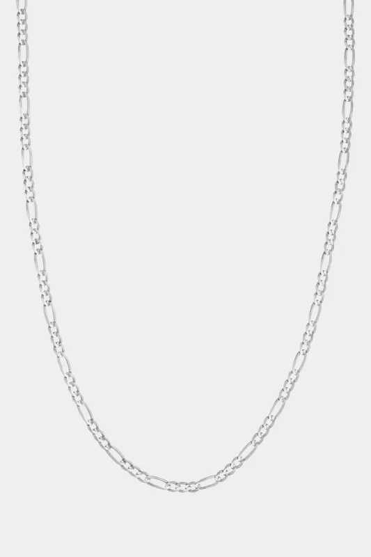 Sterling Silver 3.9mm Concave Figaro Chain sold by Lord & Taylor