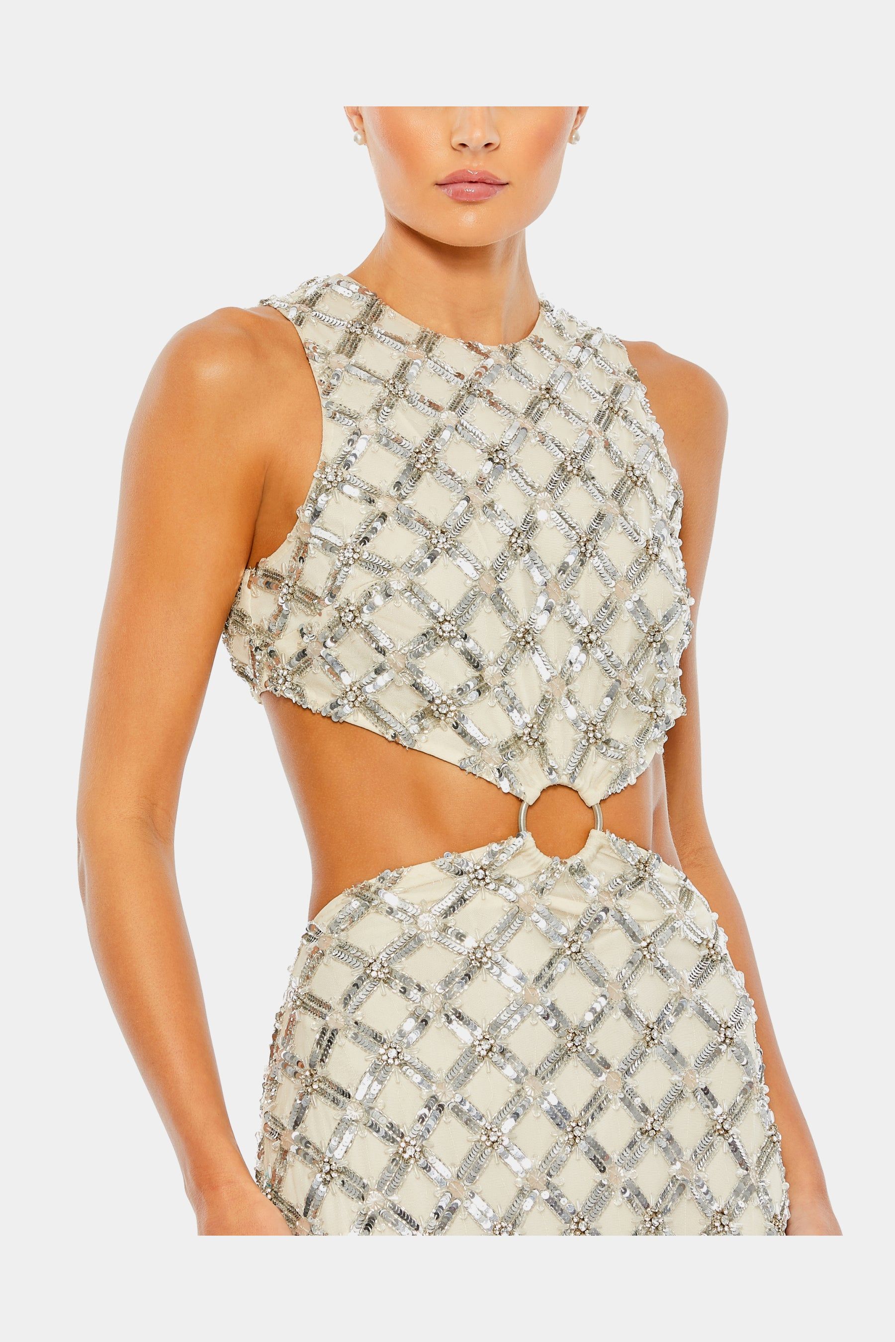 Sleeveless Form Fitted Gown sold by Lord & Taylor product image thumbnail 4