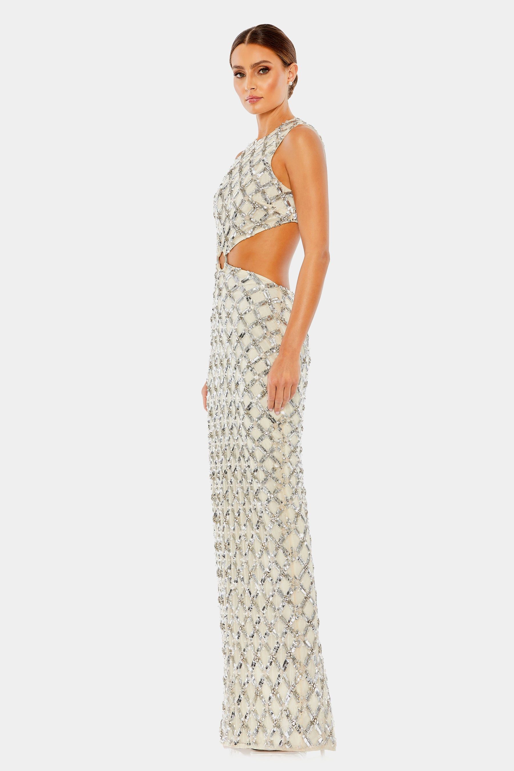 Sleeveless Form Fitted Gown sold by Lord & Taylor product image thumbnail 5