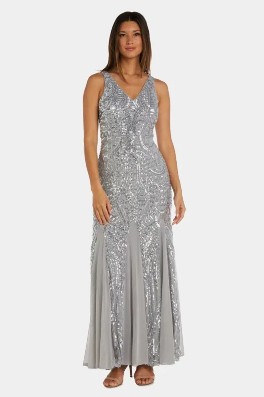 Full Length Sleeveless Embellished Dress sold by Lord & Taylor