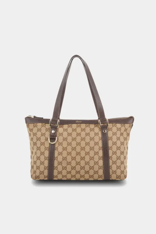 GG Canvas D-Gold Tote Bag sold by Lord & Taylor