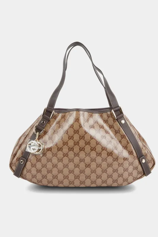 Abbey GG Crystal Charm Tote Bag sold by Lord & Taylor