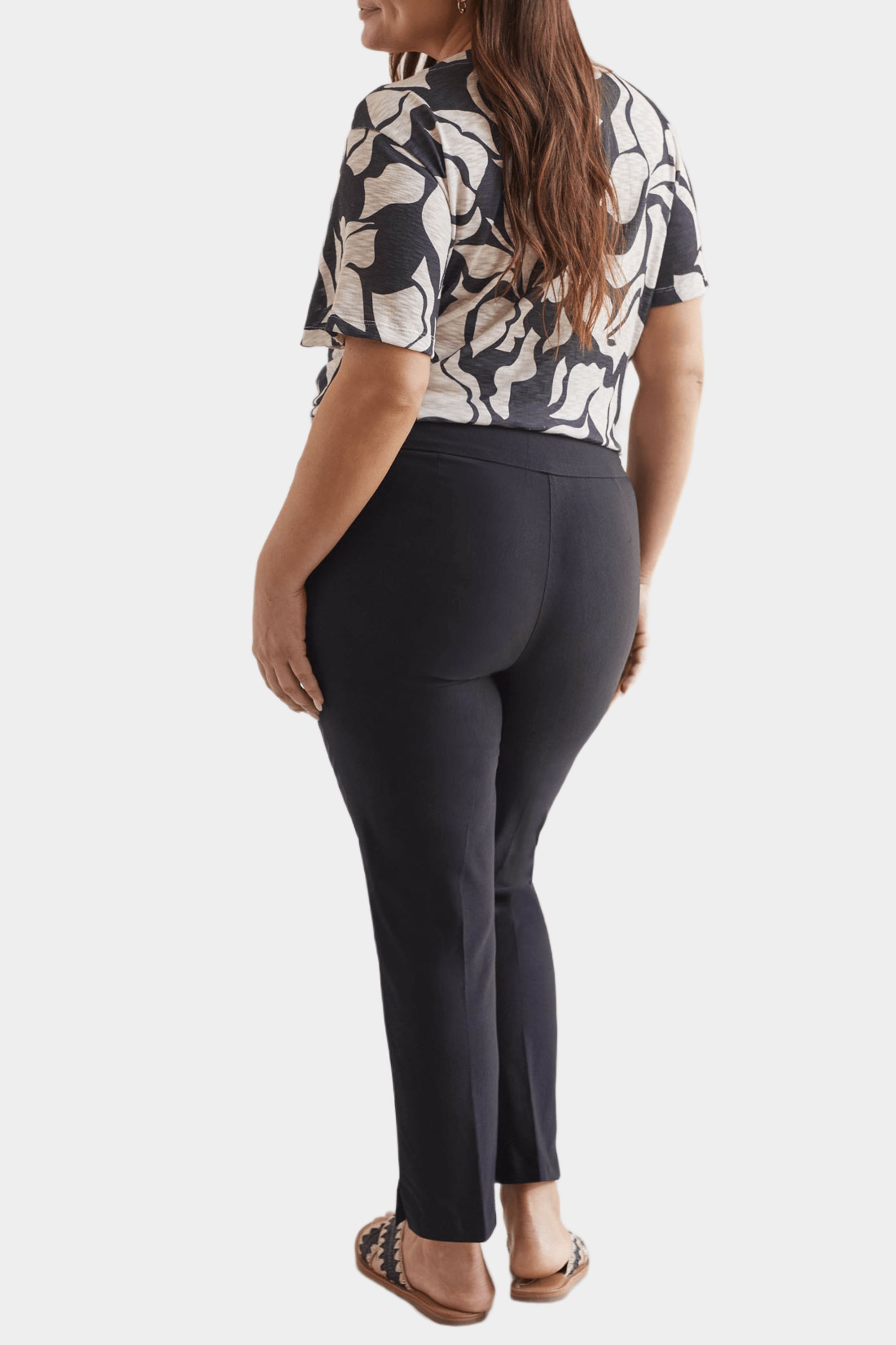 Flatten It Stretch Pull On Ankle Pants sold by Lord & Taylor product image thumbnail 5
