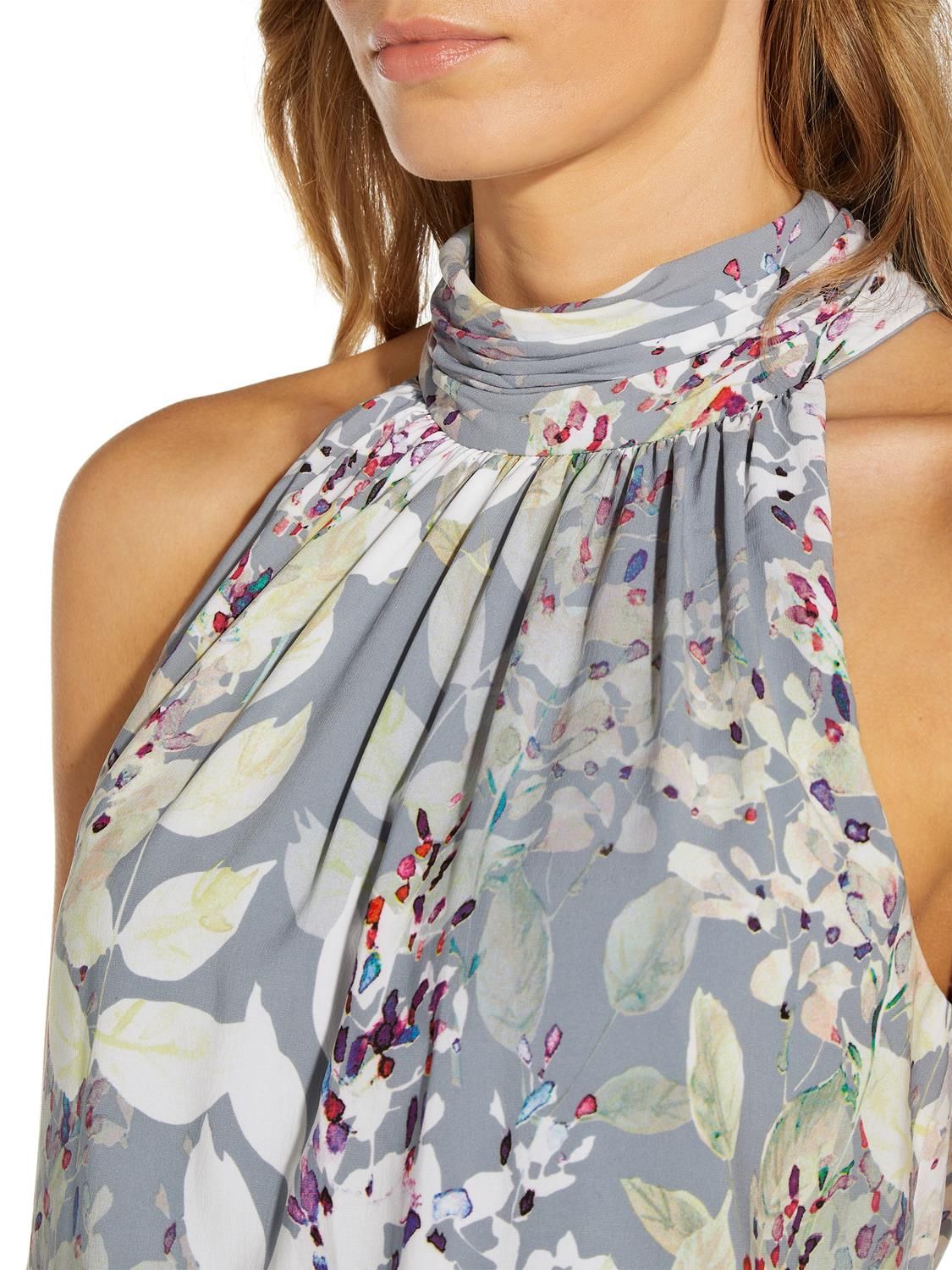 Watercolor Floral Midi Dress sold by Lord & Taylor product image thumbnail 2