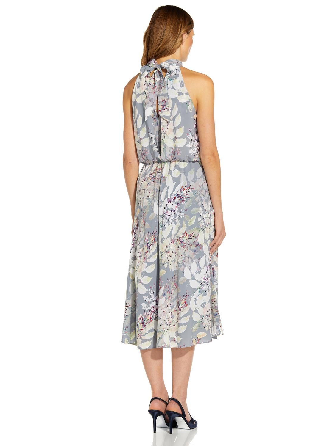 Watercolor Floral Midi Dress sold by Lord & Taylor product image thumbnail 3