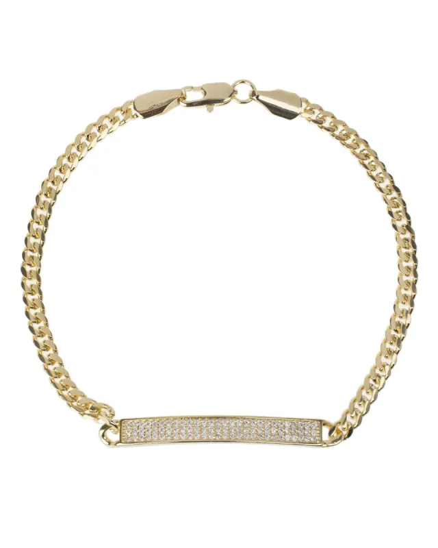 Pavé ID Bracelet sold by Lord & Taylor