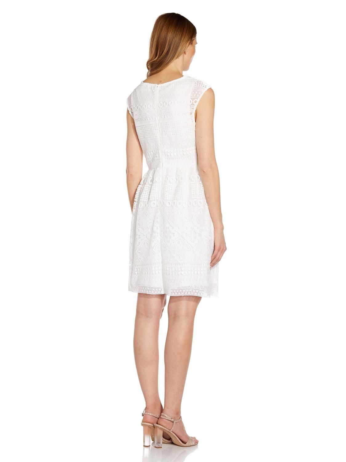 Lace Fit And Flare Dress sold by Lord & Taylor product image thumbnail 2