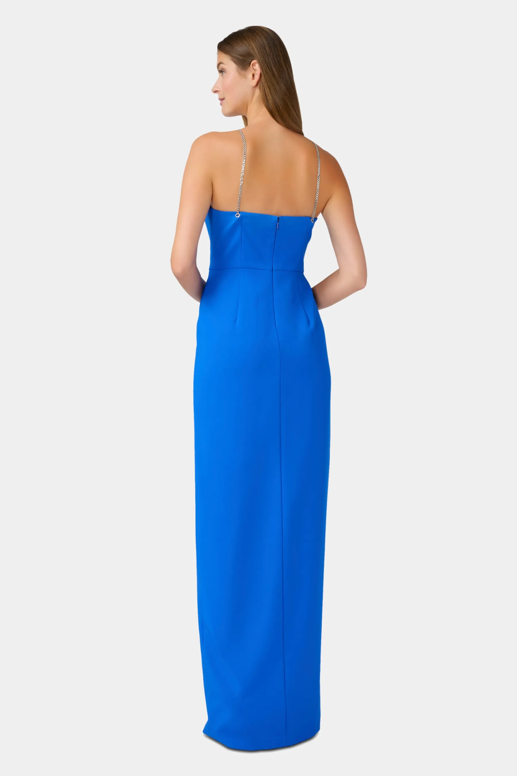 Crepe Column Gown sold by Lord & Taylor product image thumbnail 4