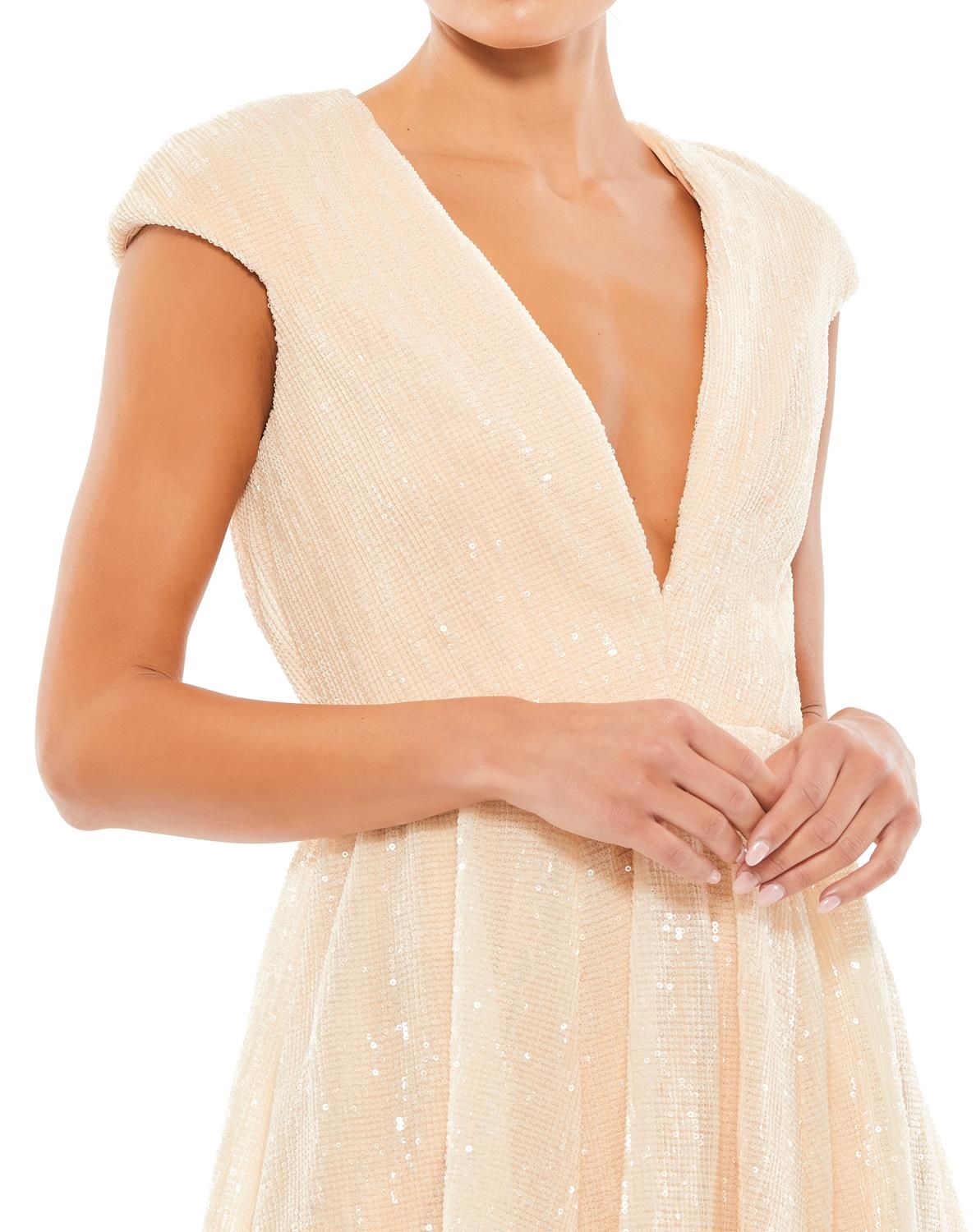 Plunging V-Neck Mini Dress sold by Lord & Taylor product image thumbnail 4