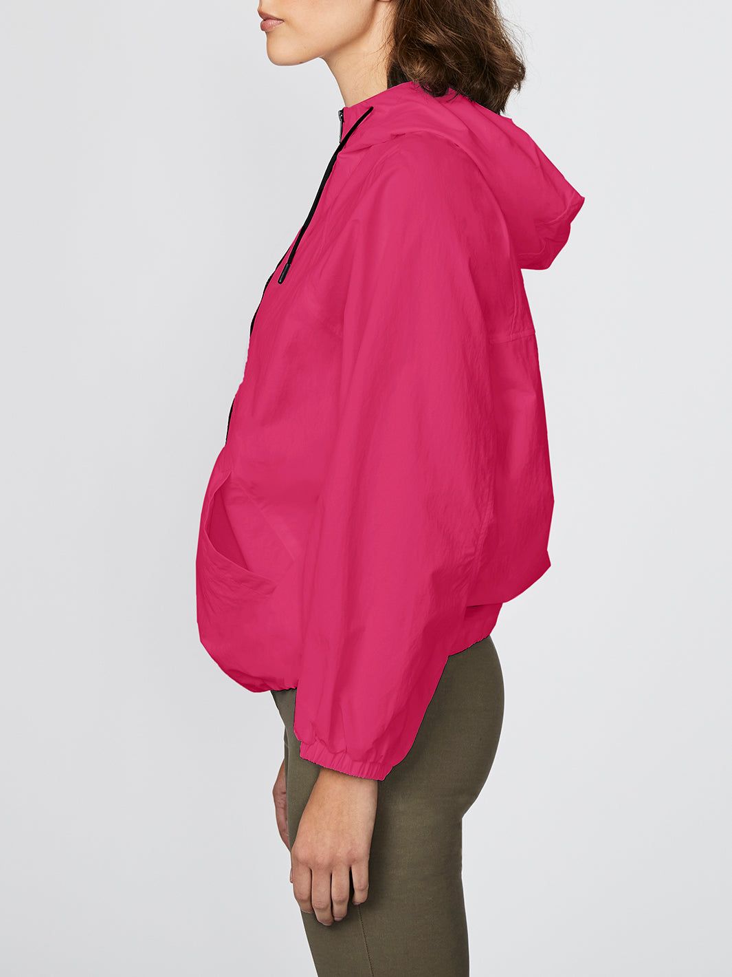 Solid Recycled Windbreaker Jacket sold by Lord & Taylor product image thumbnail 8
