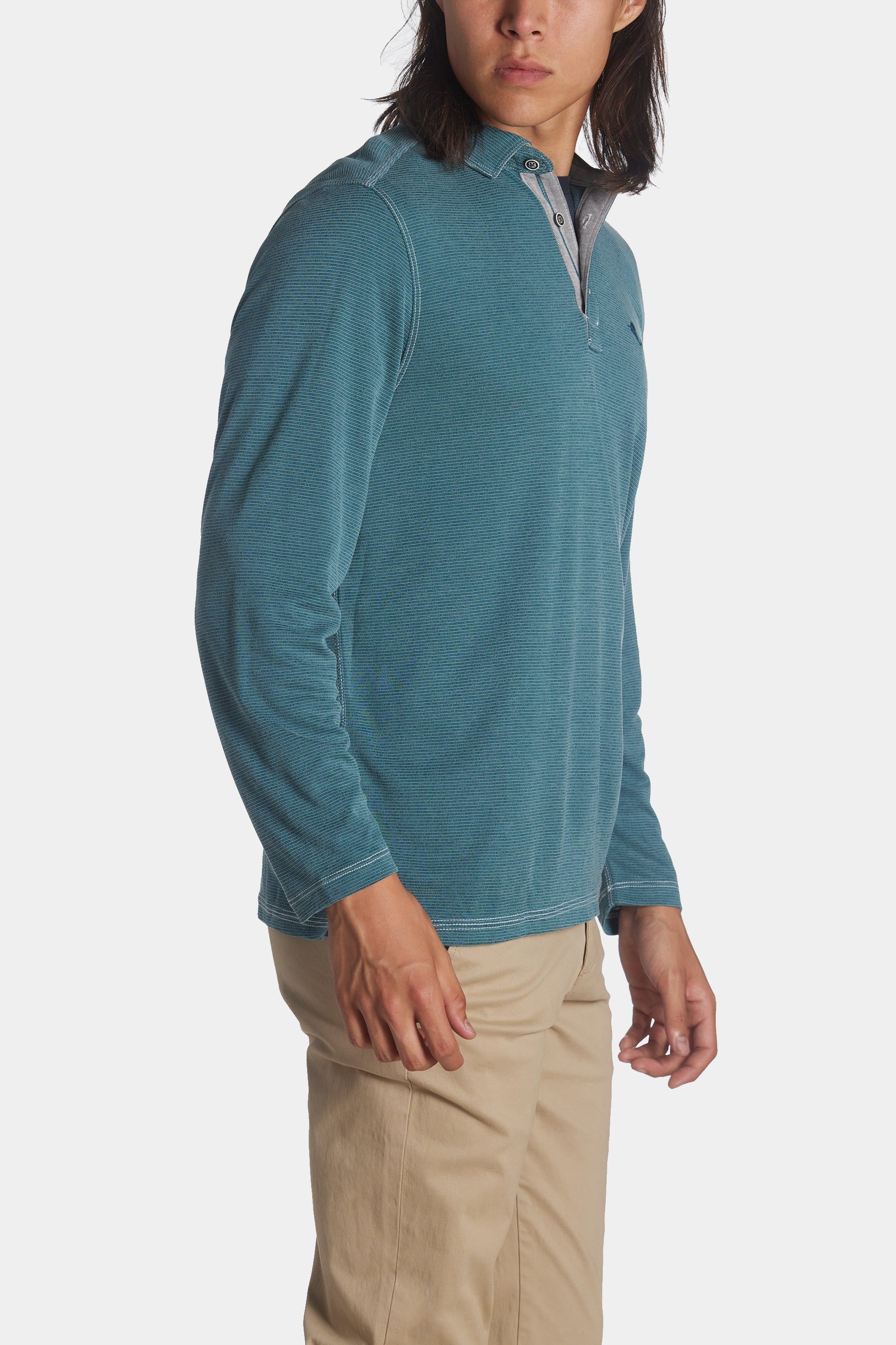 Paradise Cove Long Sleeves Polo T-Shirt sold by Lord & Taylor product image thumbnail 17