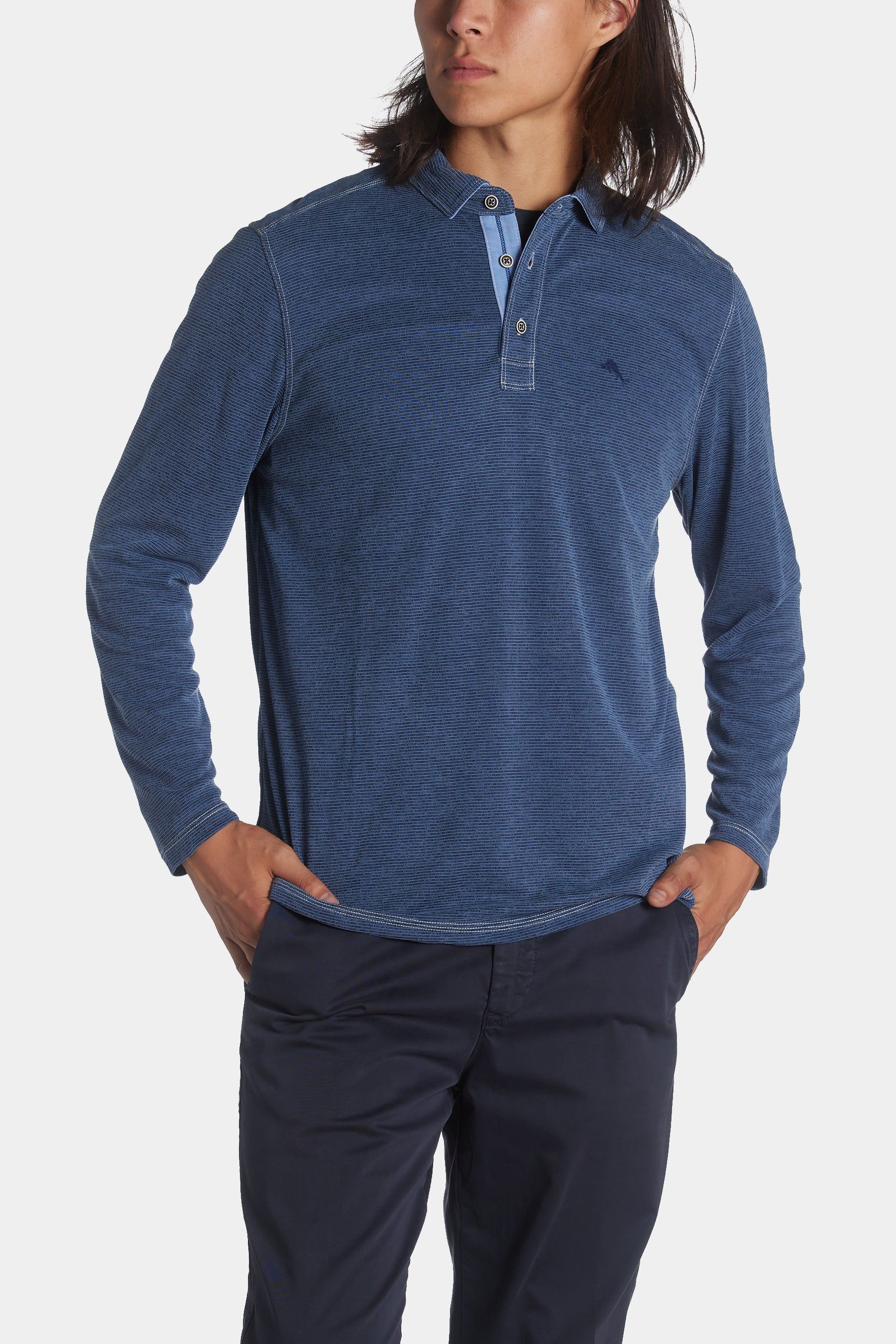 Paradise Cove Long Sleeves Polo T-Shirt sold by Lord & Taylor product image thumbnail 2