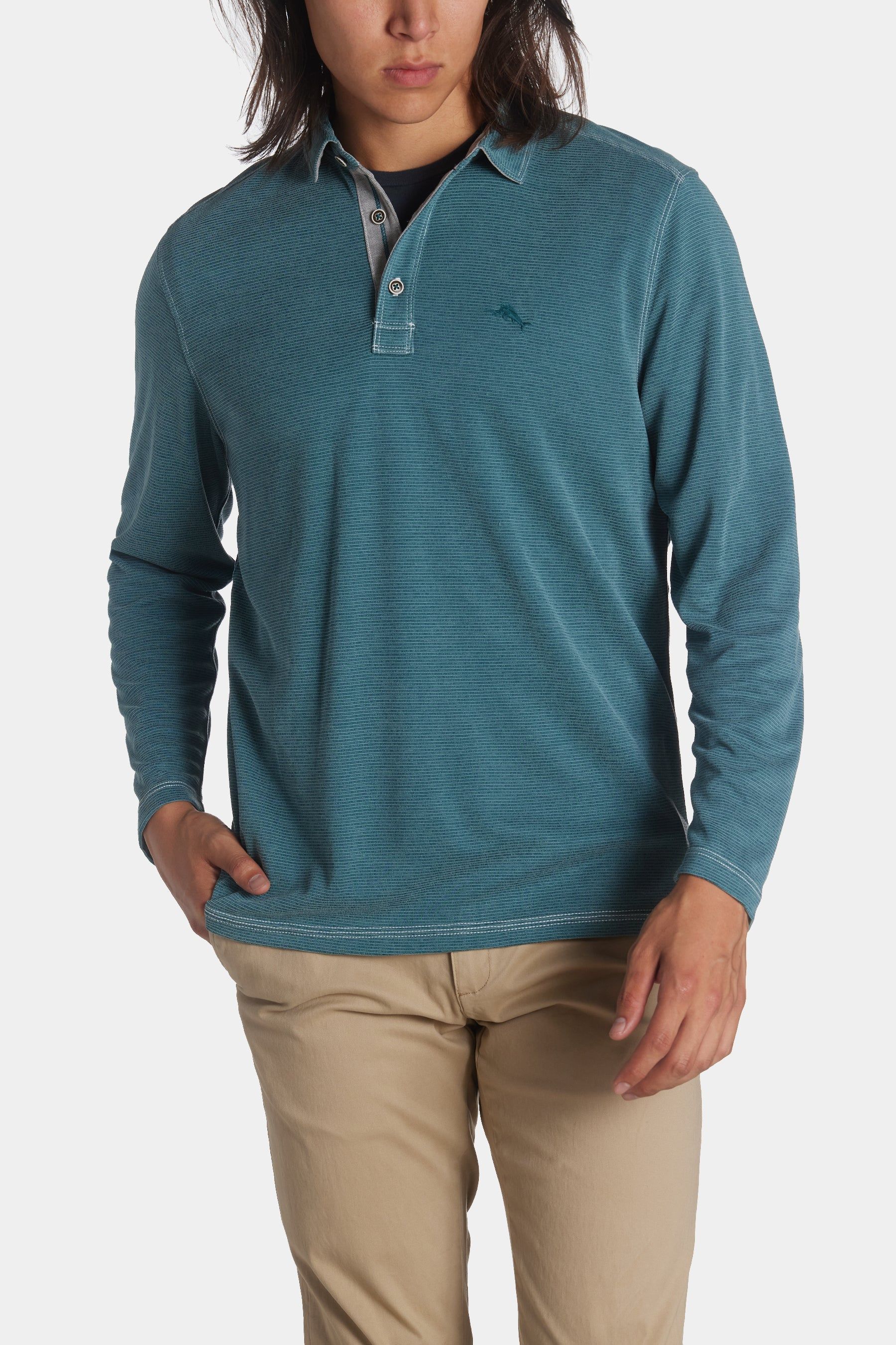 Paradise Cove Long Sleeves Polo T-Shirt sold by Lord & Taylor product image thumbnail 18