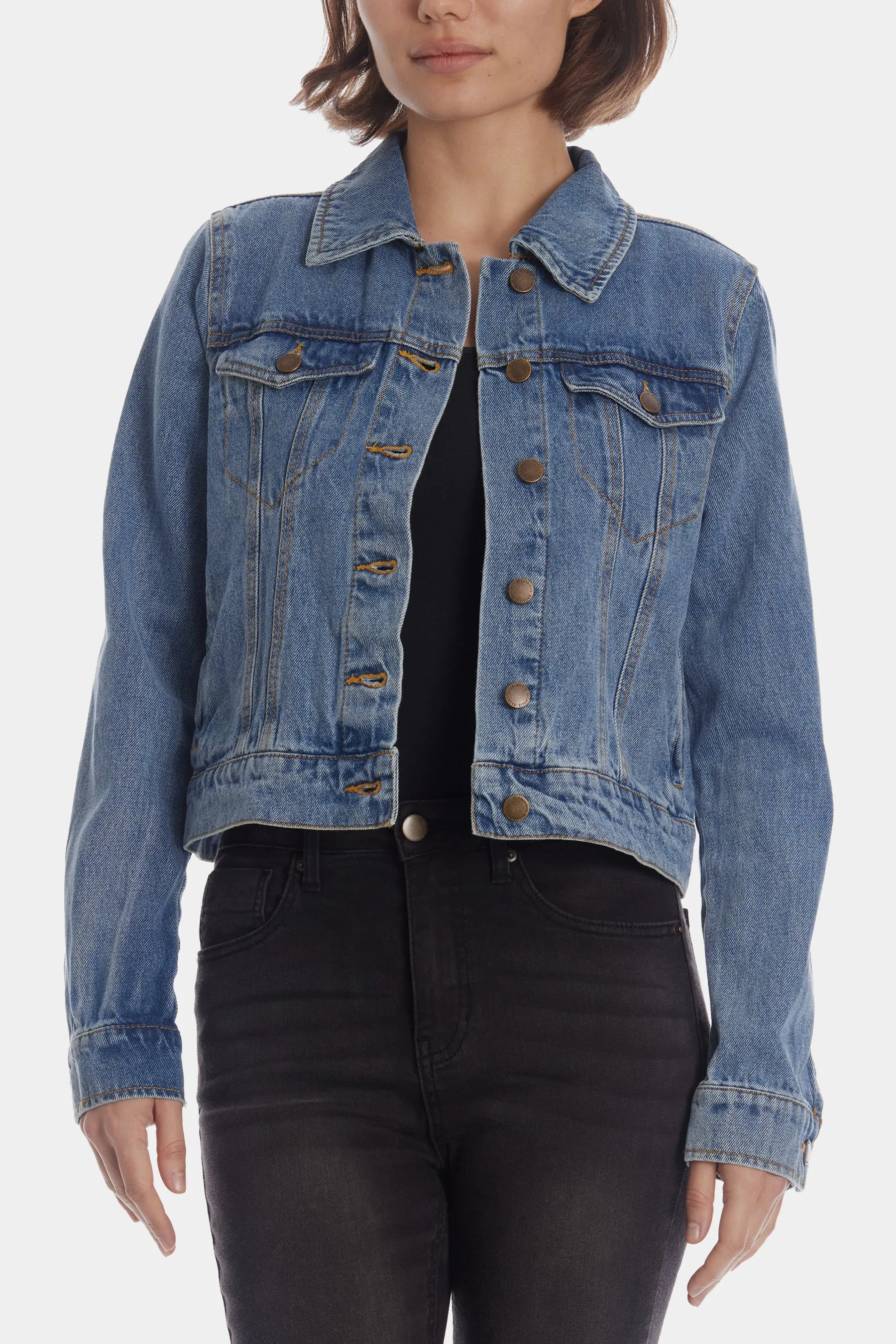 Cropped Denim Jacket sold by Lord & Taylor