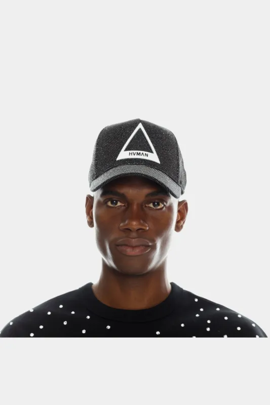 Triangle Logo Trucker Cap sold by Lord & Taylor