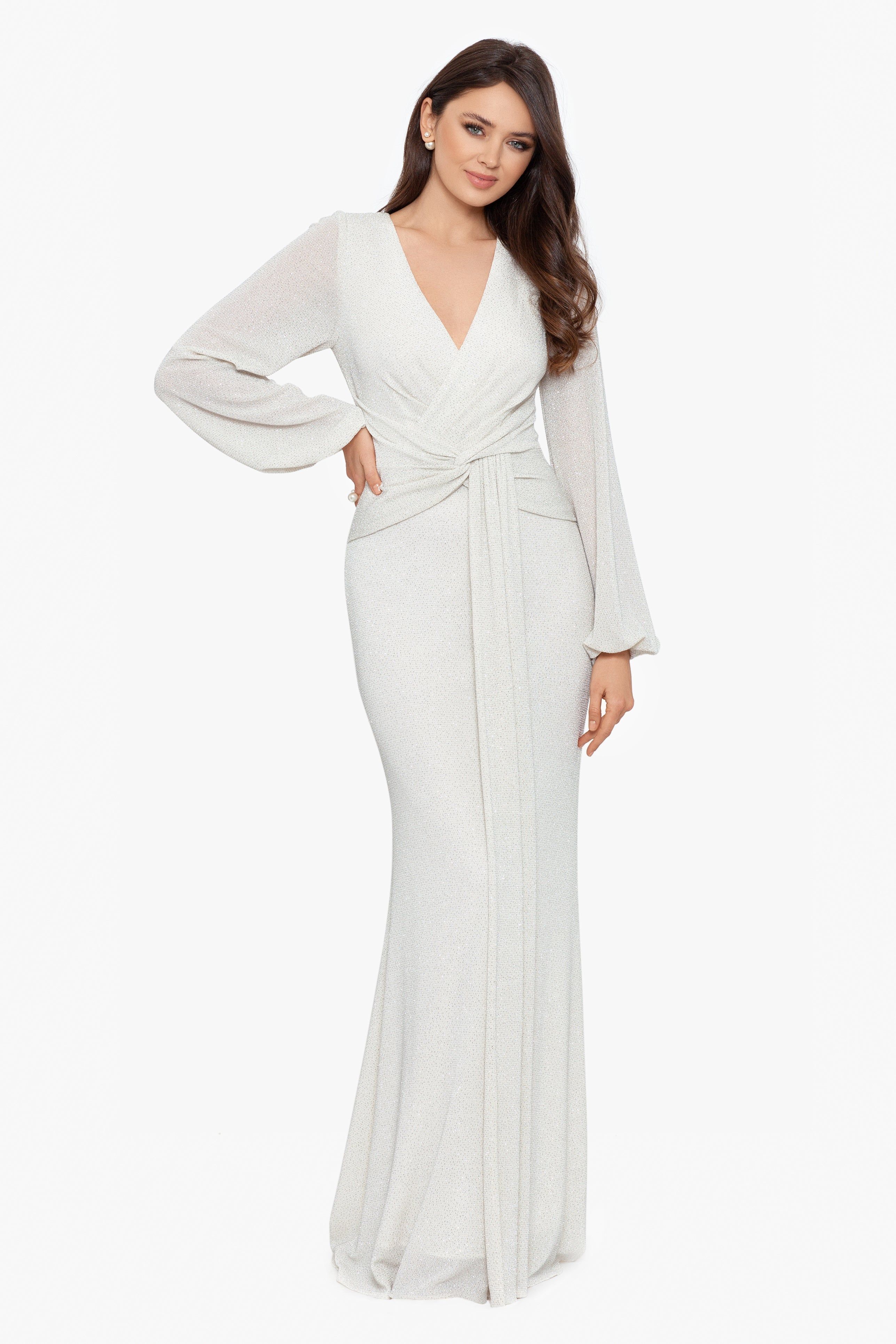 Long Sleeve Metallic Knot sold by Lord & Taylor product image thumbnail 7