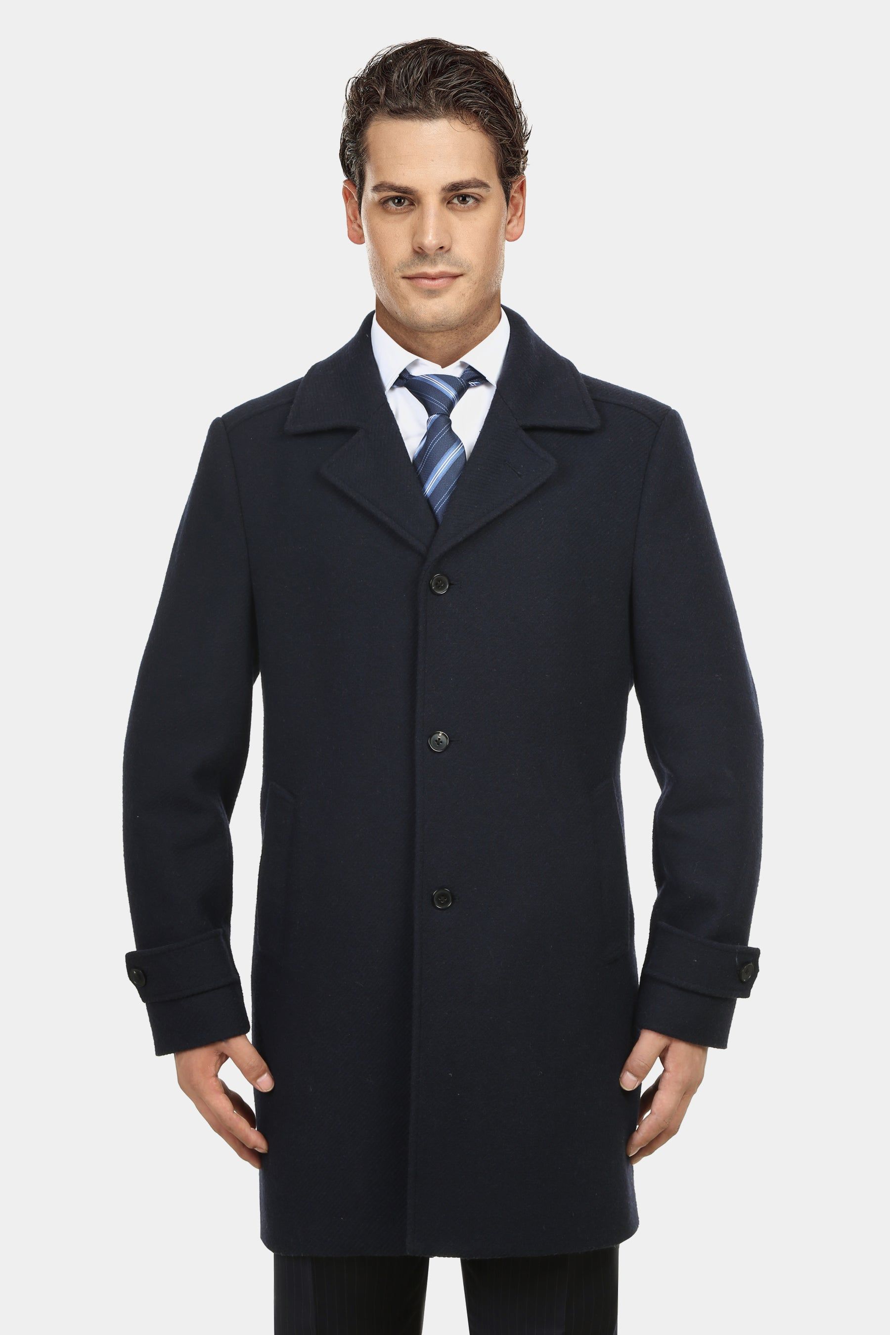 Longline Wool Blend Overcoat sold by Lord & Taylor product image thumbnail 3