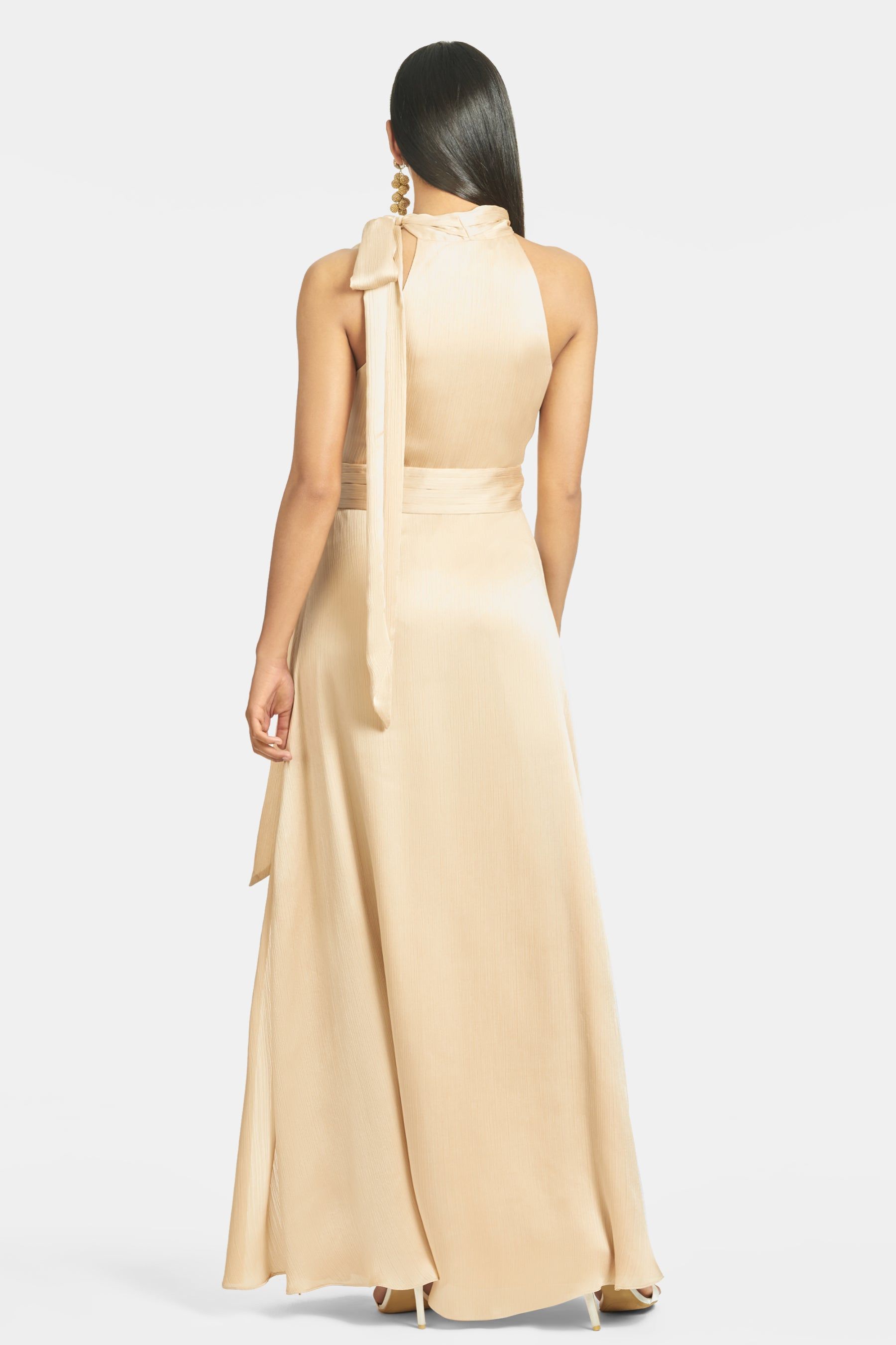 Kayla Self-tie Pleated Waist Gown sold by Lord & Taylor product image thumbnail 2